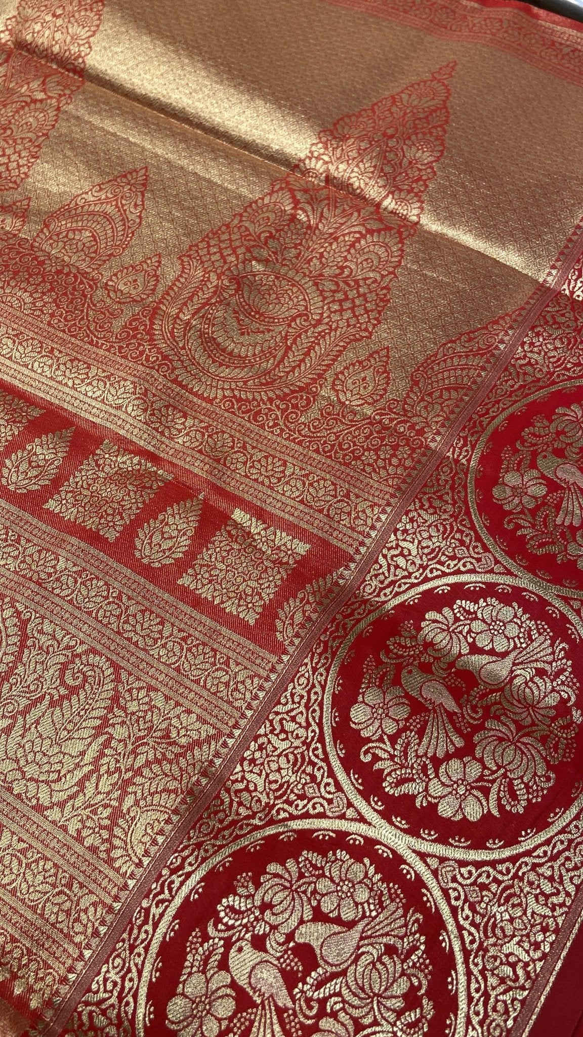 Bridal Semi Tissue Silk Saree - Kanjeevaram Silk Mandir