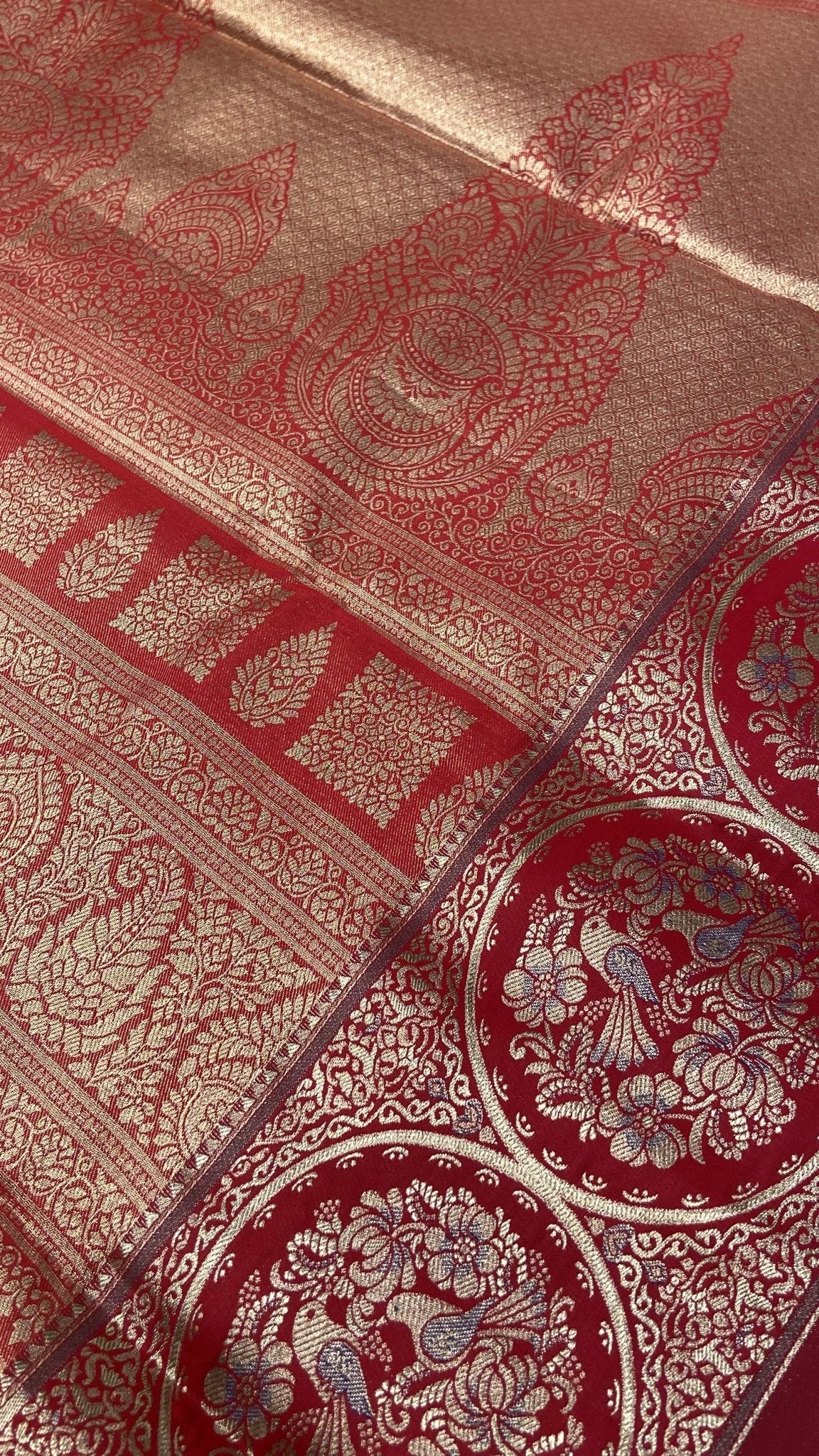 Bridal Semi Tissue Silk Saree - Kanjeevaram Silk Mandir