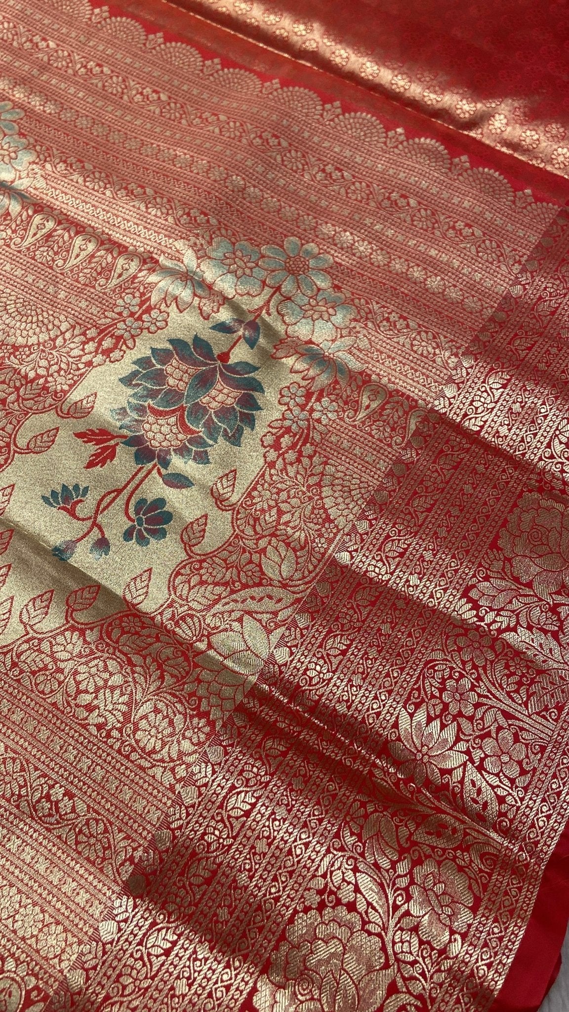 Bridal Semi Tissue Silk Saree - Kanjeevaram Silk Mandir