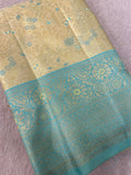 Bridal Semi Tissue Silk Saree 🌼 - Kanjeevaram Silk Mandir