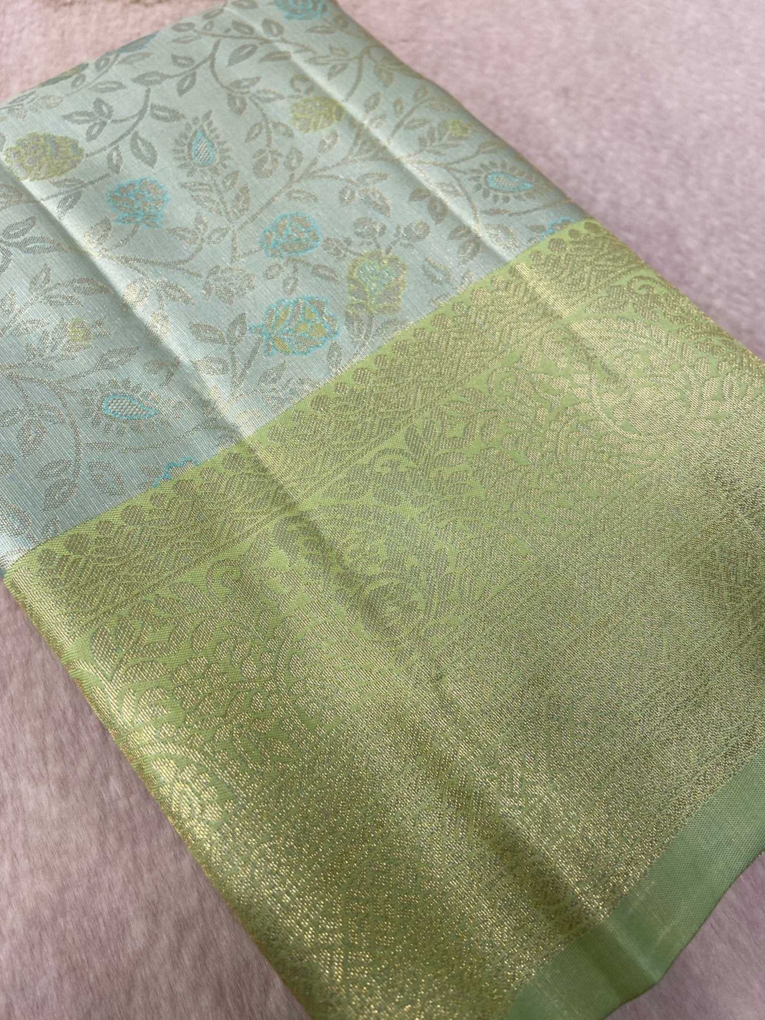 Bridal Semi Tissue Silk Saree - Kanjeevaram Silk Mandir