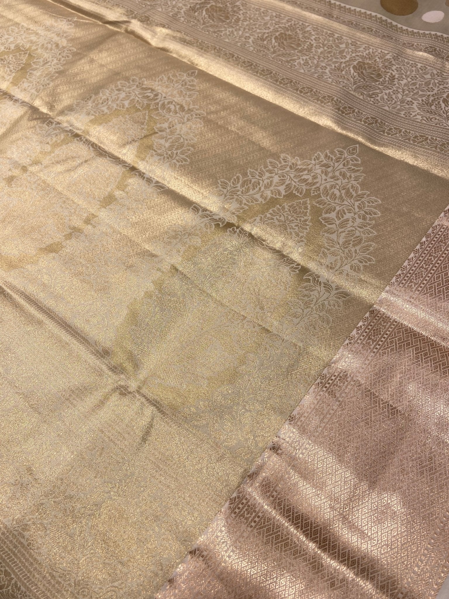 Bridal Semi Tissue Silk Saree - Kanjeevaram Silk Mandir