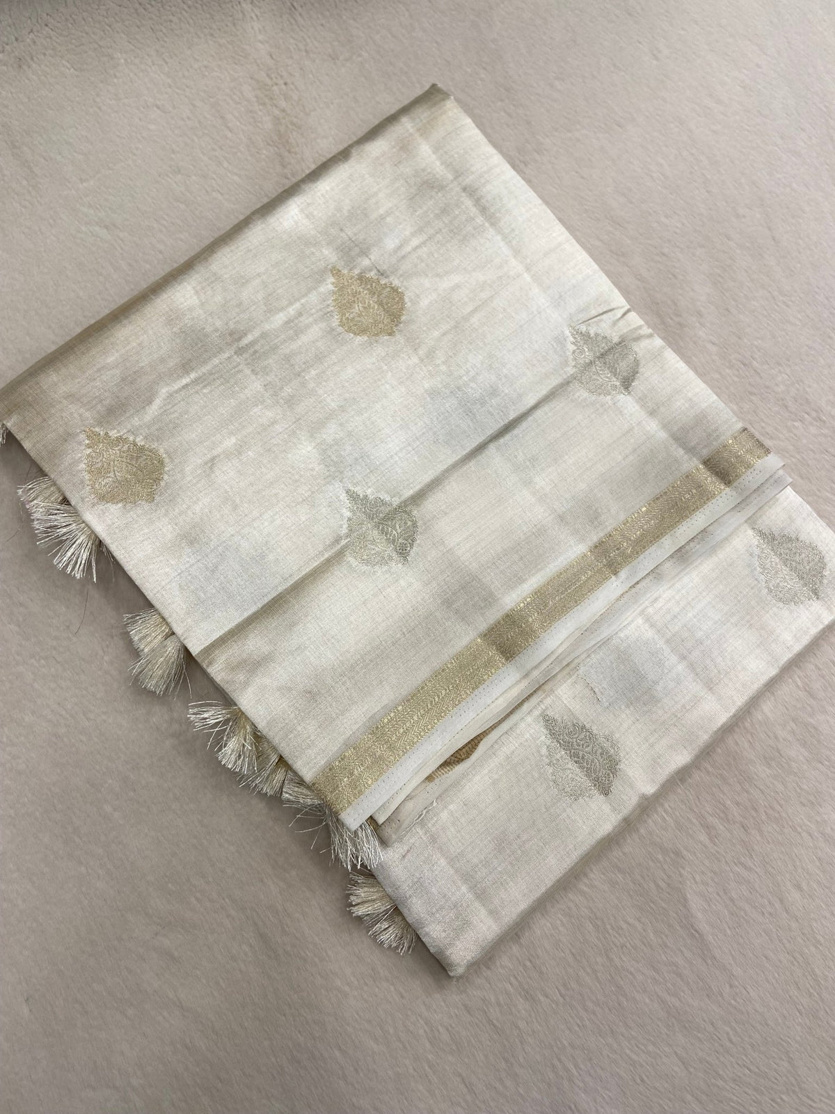 Butter Crepe Silk Saree - Kanjeevaram Silk Mandir