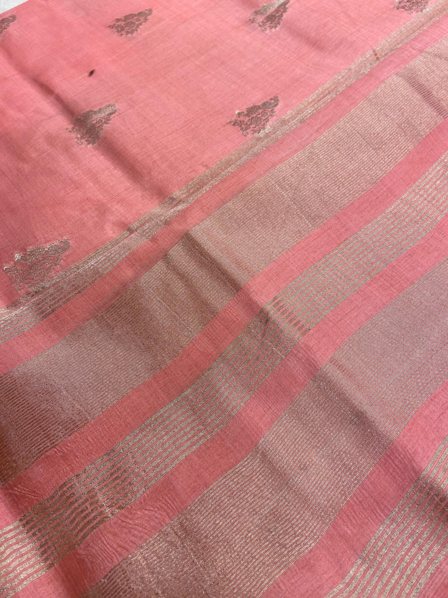 Butter crepe silk saree - Kanjeevaram Silk Mandir