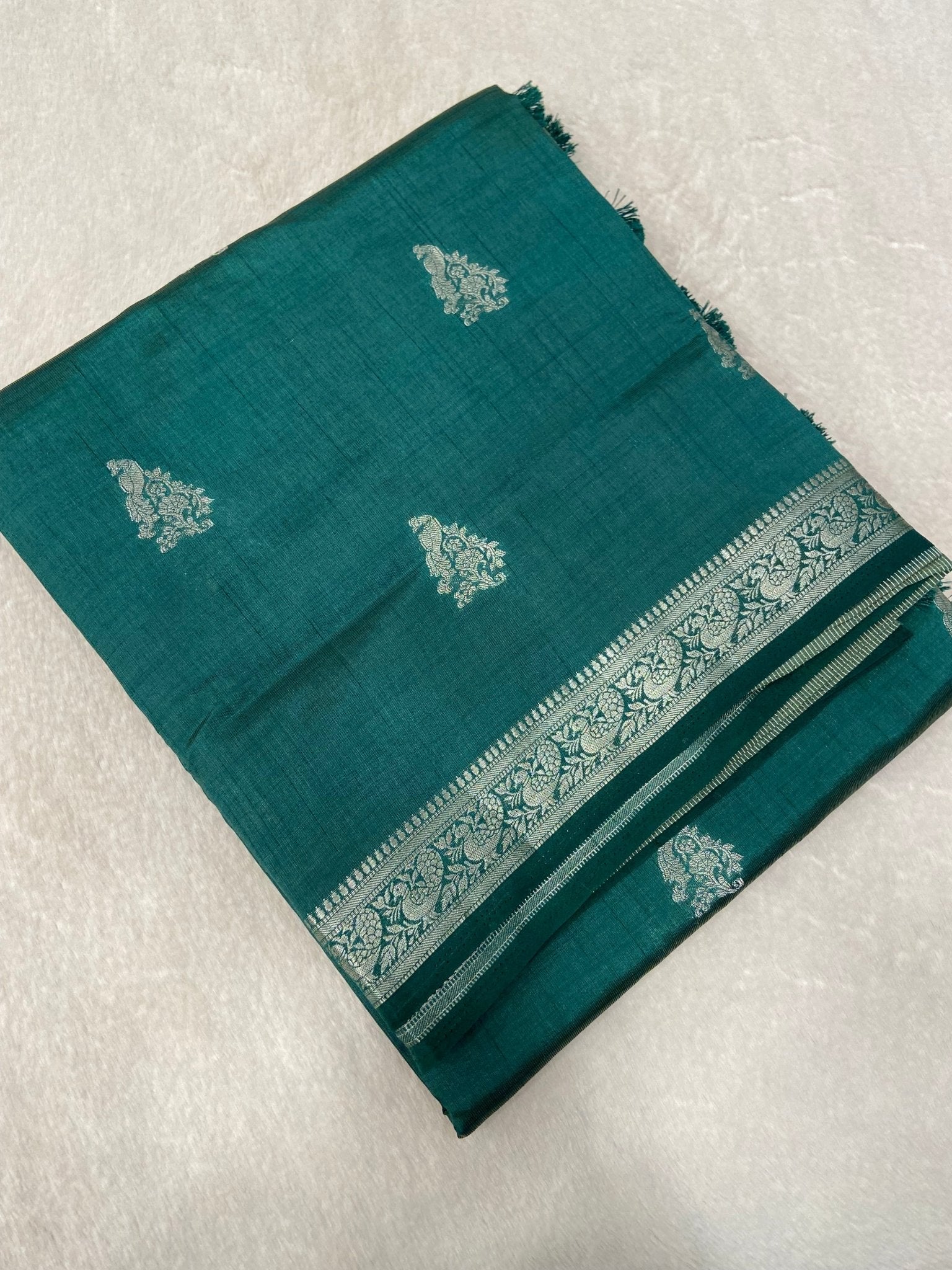 Butter Crepe Silk Saree - Kanjeevaram Silk Mandir