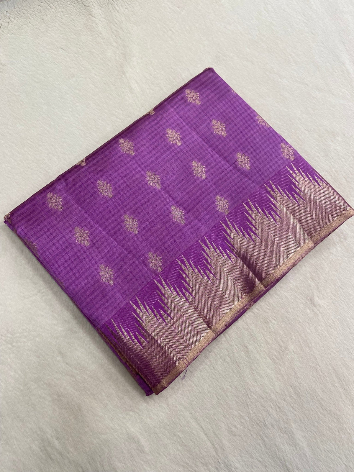 Butter Crepe Silk Saree - Kanjeevaram Silk Mandir
