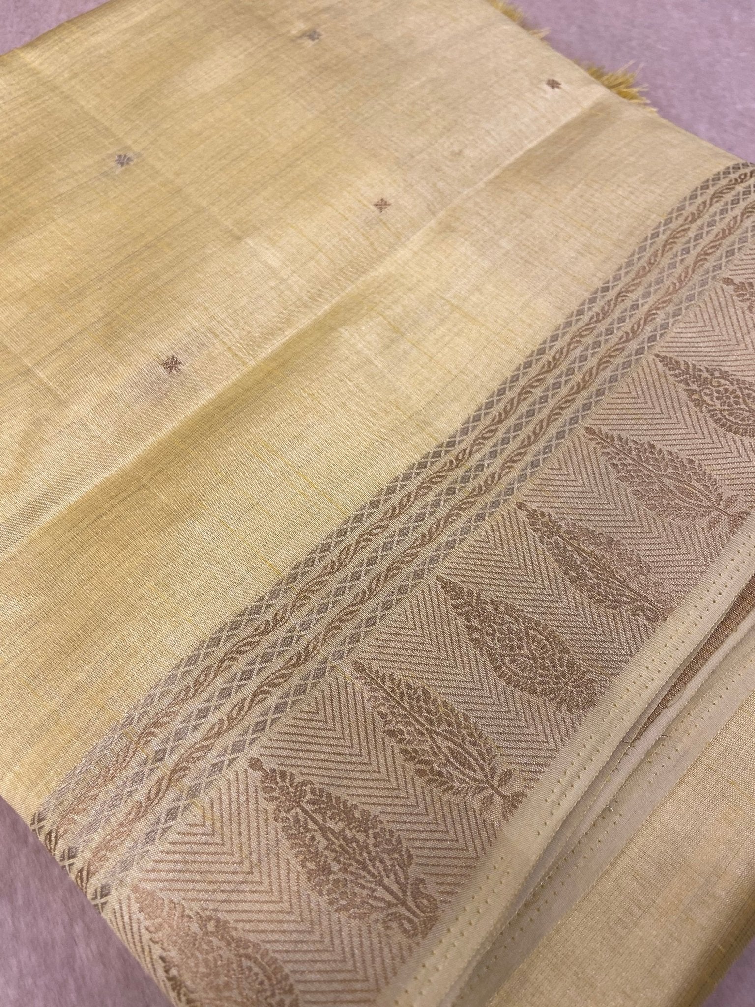 Butter Crepe Silk Saree - Kanjeevaram Silk Mandir