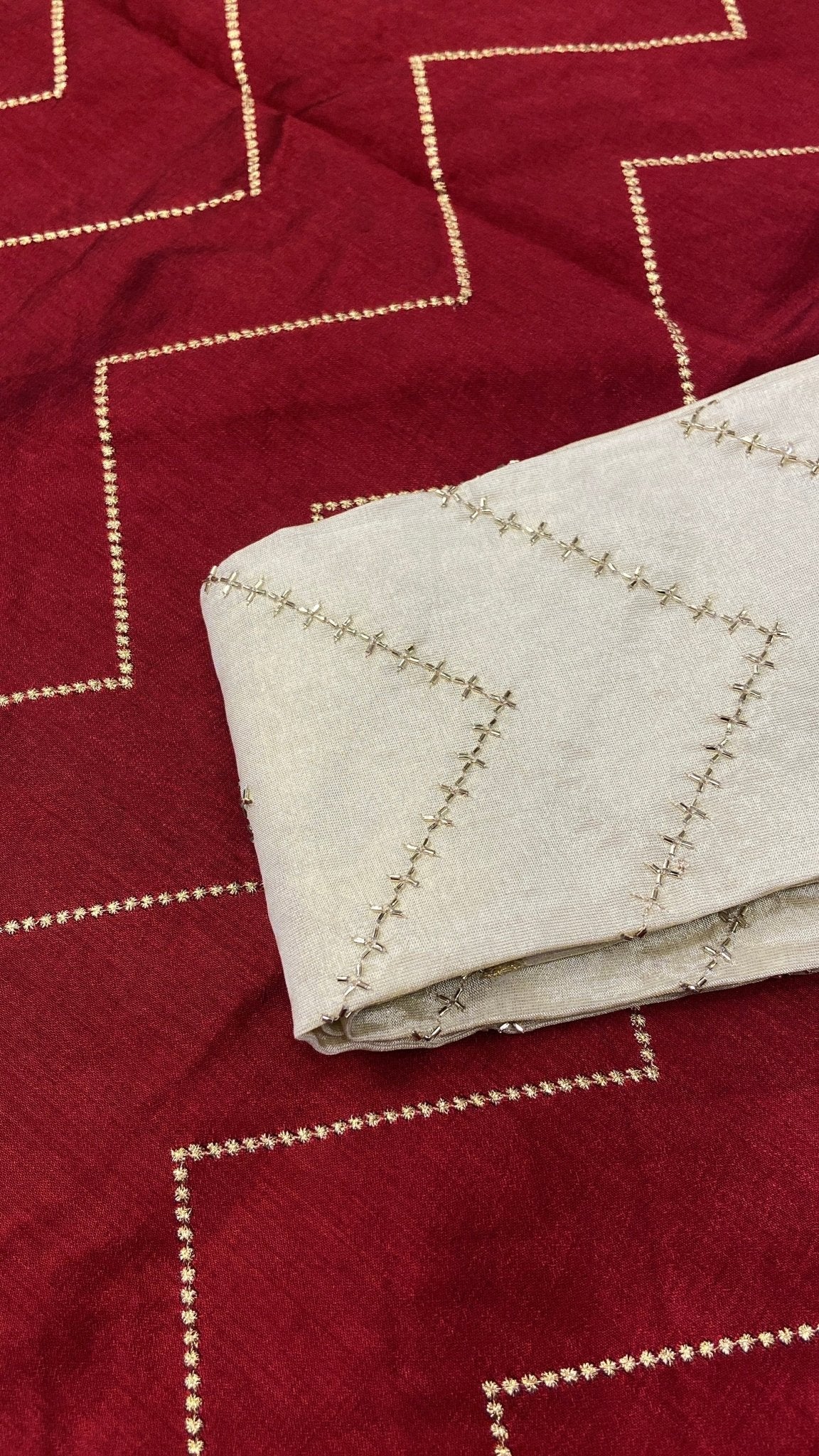 Butter Crepe Silk Saree - Kanjeevaram Silk Mandir