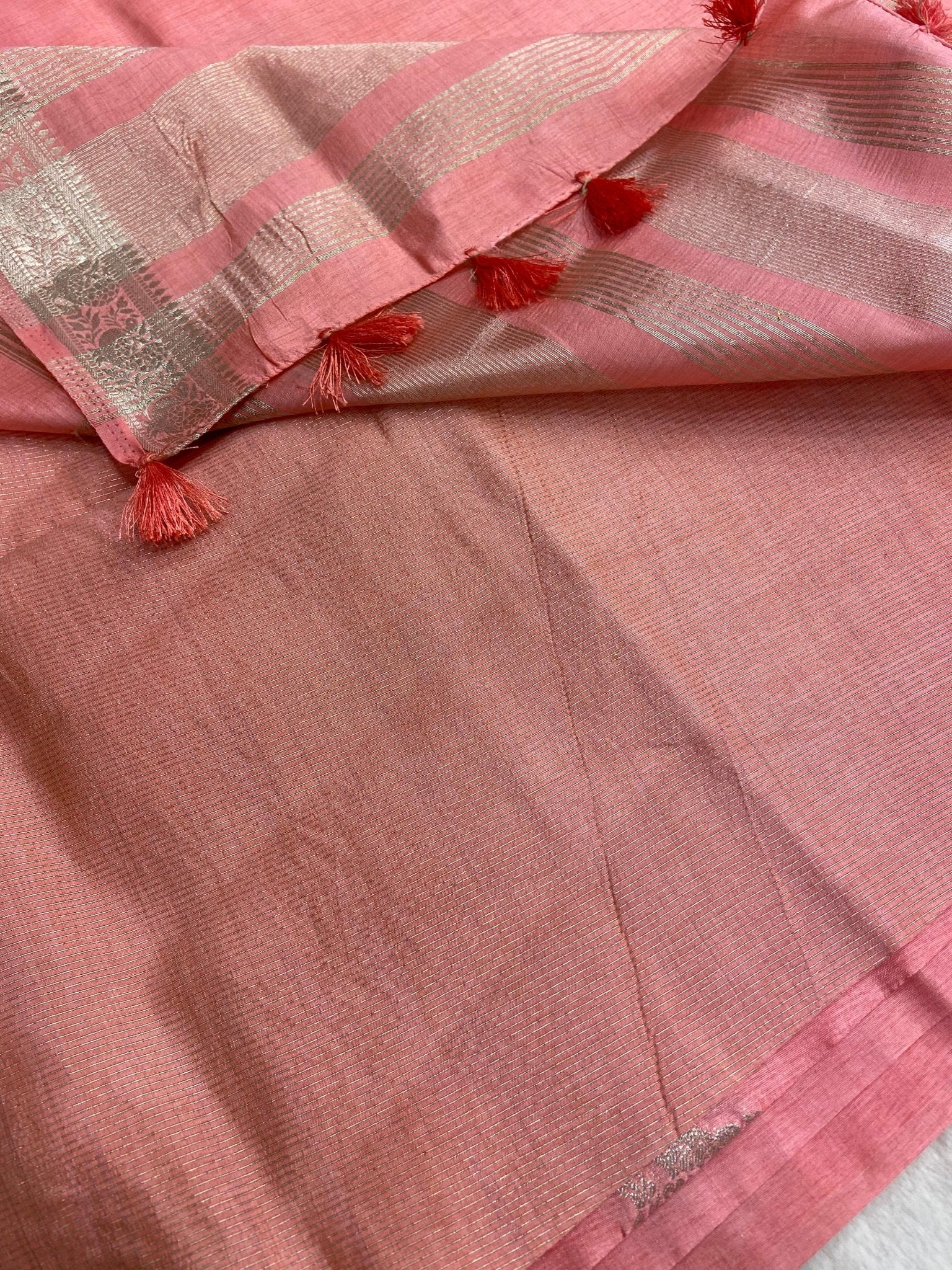 Butter crepe silk saree - Kanjeevaram Silk Mandir
