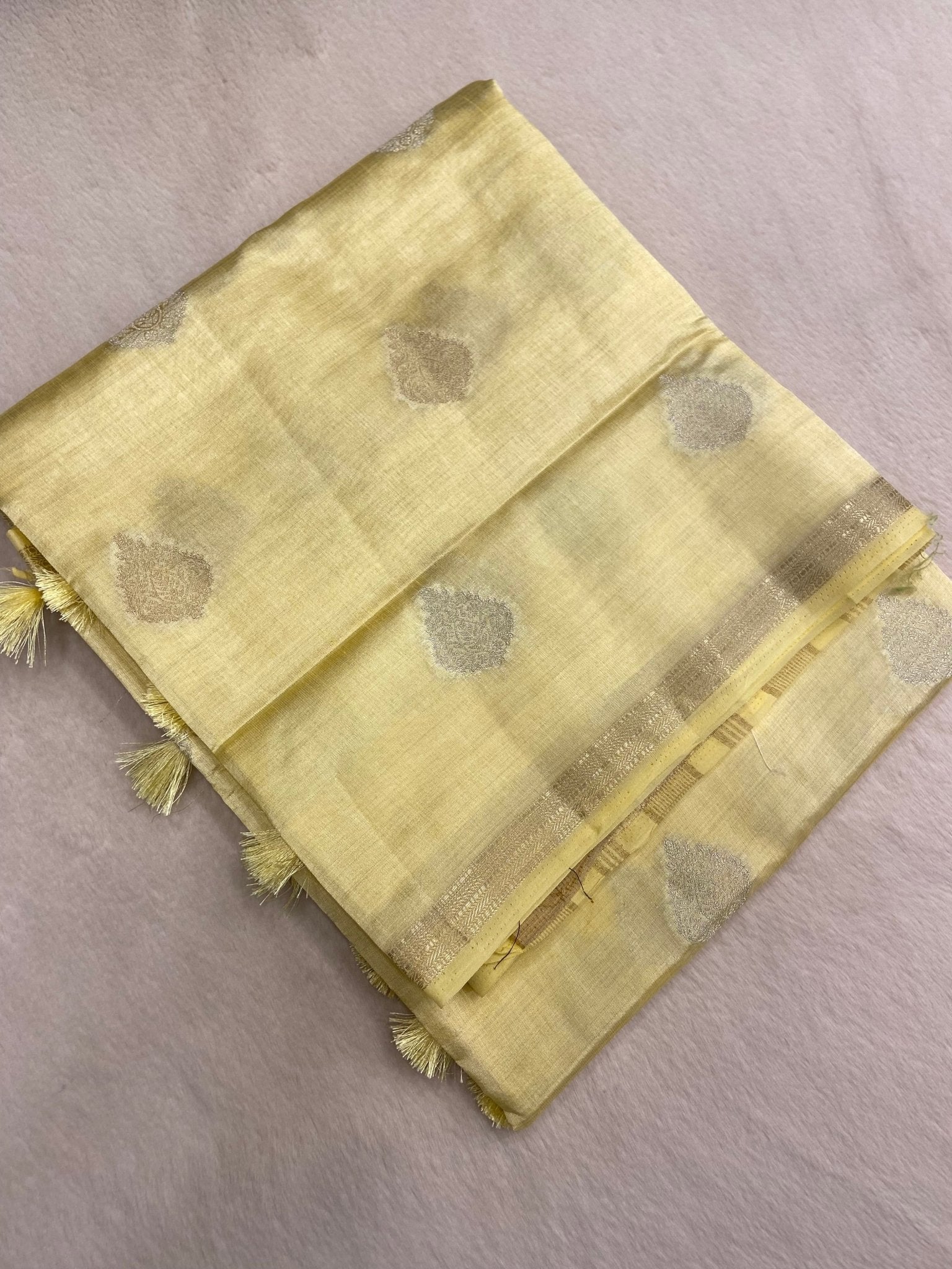 Butter Crepe Silk Saree - Kanjeevaram Silk Mandir