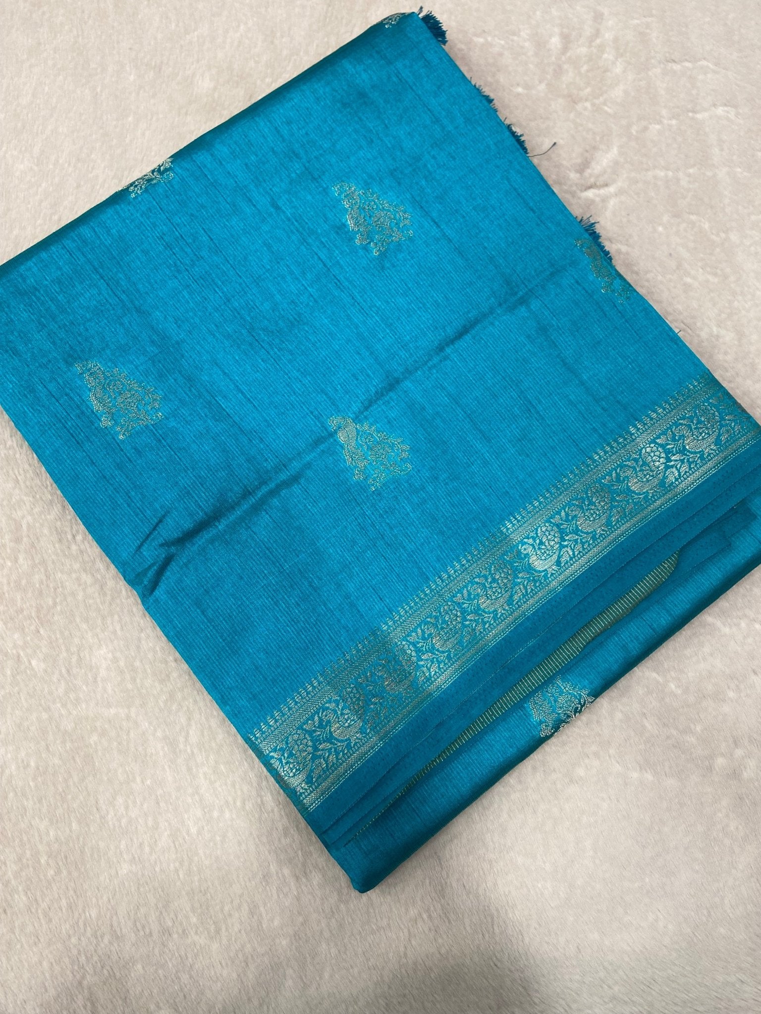 Butter Crepe Silk Saree - Kanjeevaram Silk Mandir