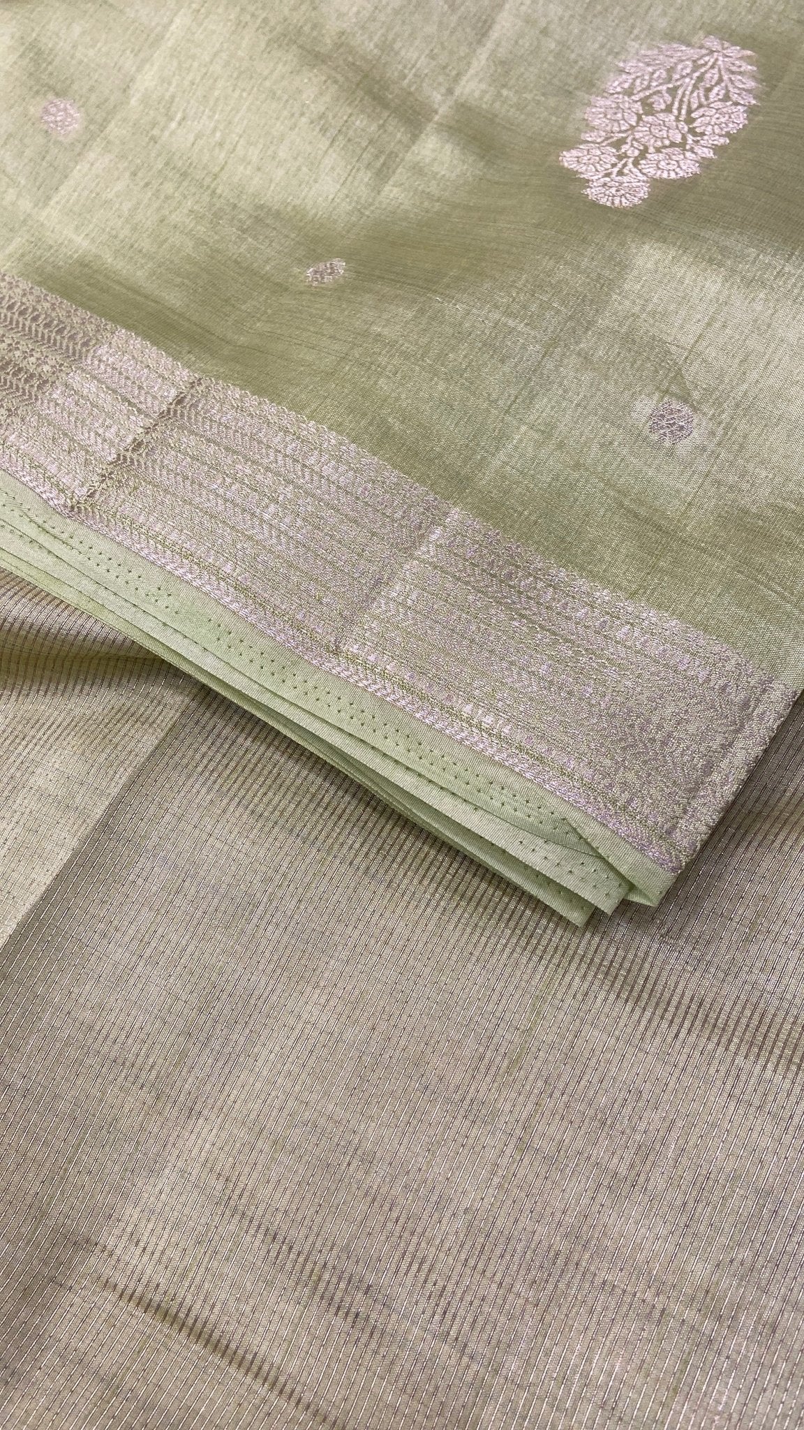Butter Crepe Silk Saree - Kanjeevaram Silk Mandir