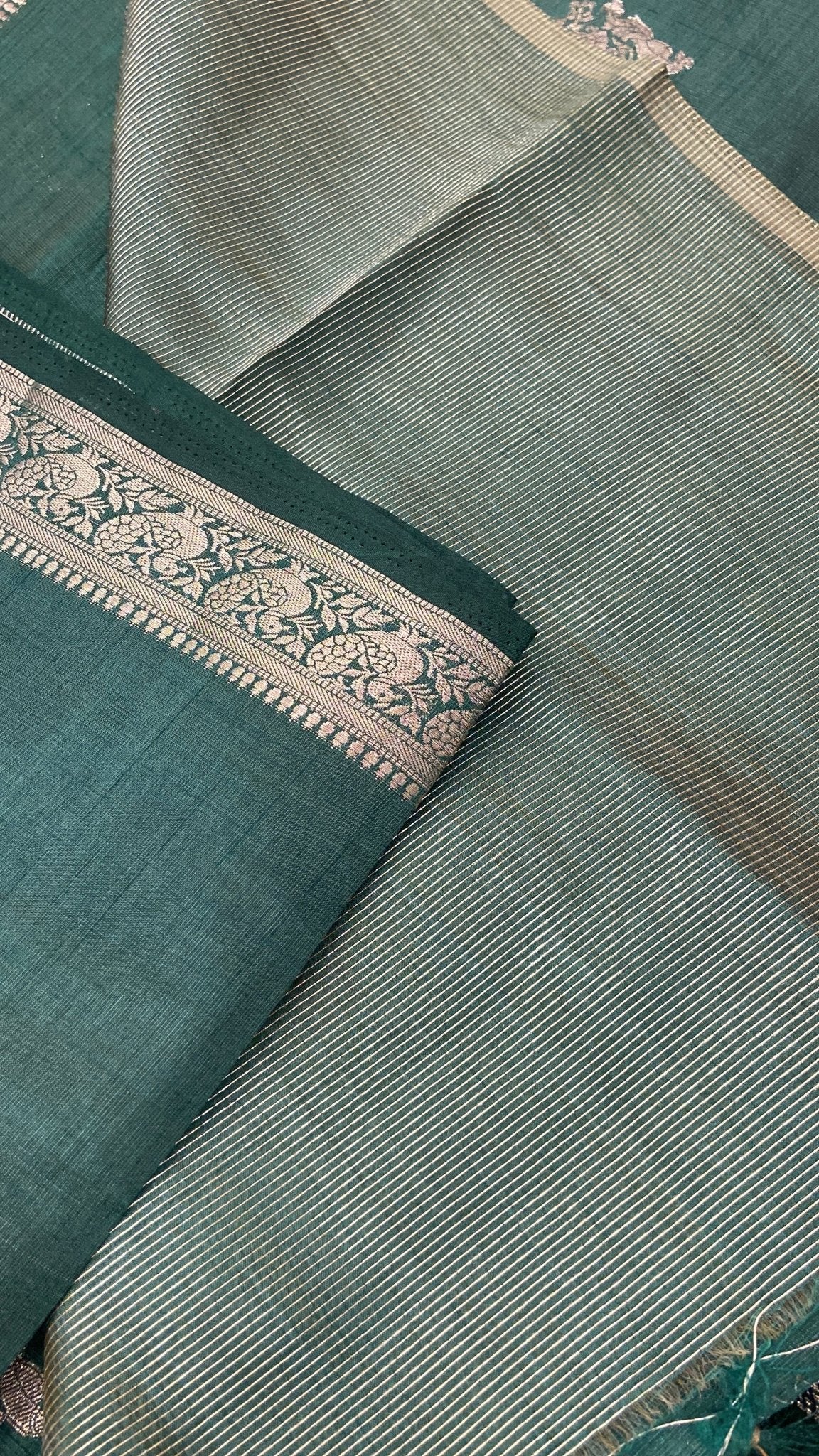 Butter Crepe Silk Saree - Kanjeevaram Silk Mandir