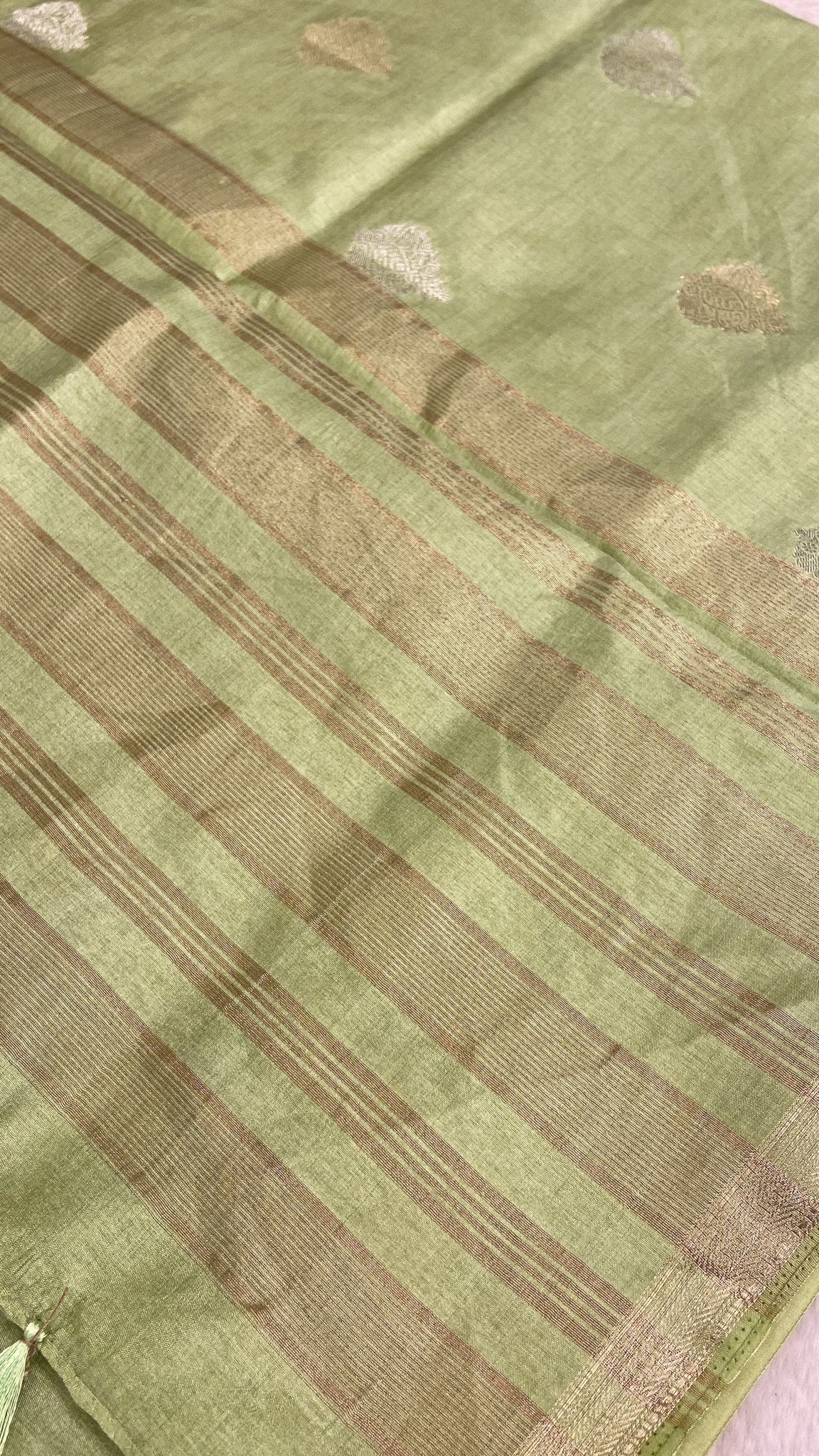 Butter Crepe Silk Saree - Kanjeevaram Silk Mandir