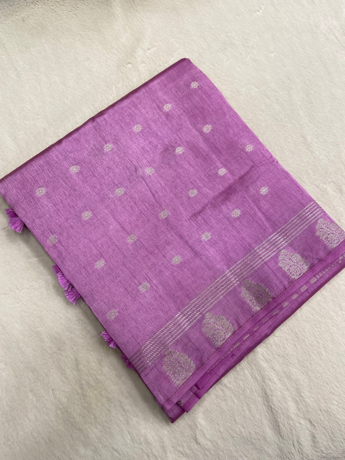 Butter Crepe Silk Saree - Kanjeevaram Silk Mandir