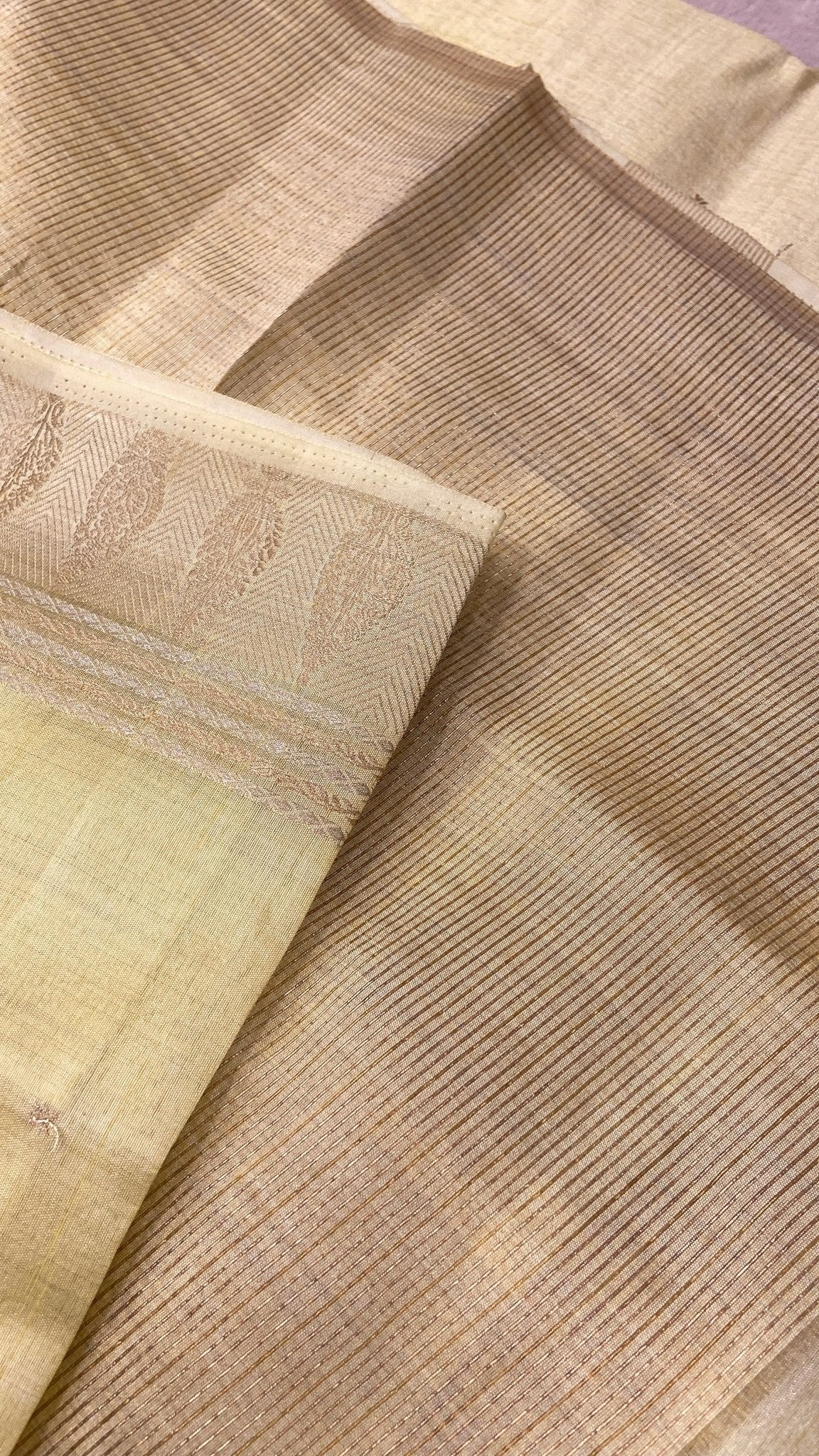 Butter Crepe Silk Saree - Kanjeevaram Silk Mandir