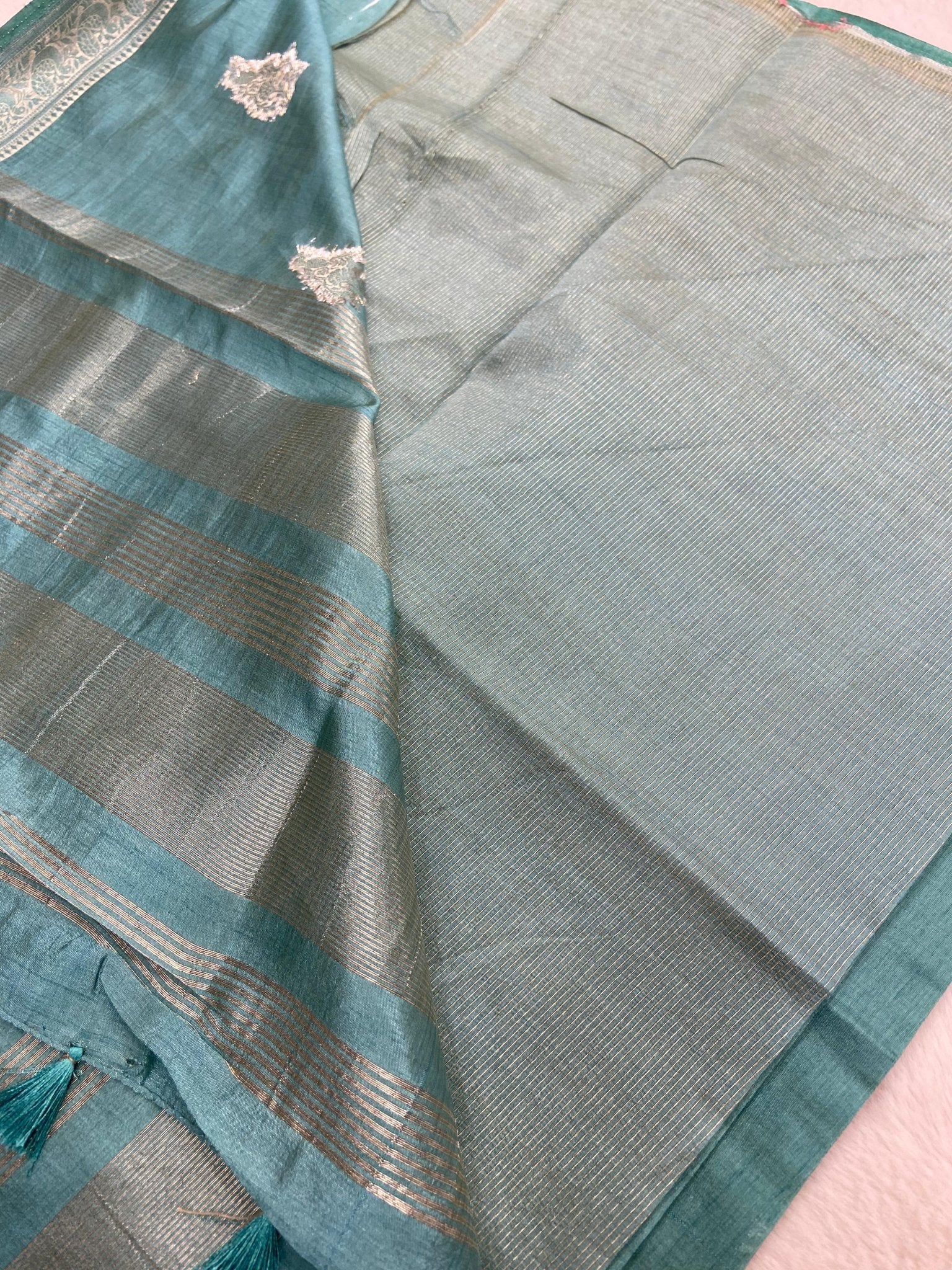 Butter crepe silk saree - Kanjeevaram Silk Mandir