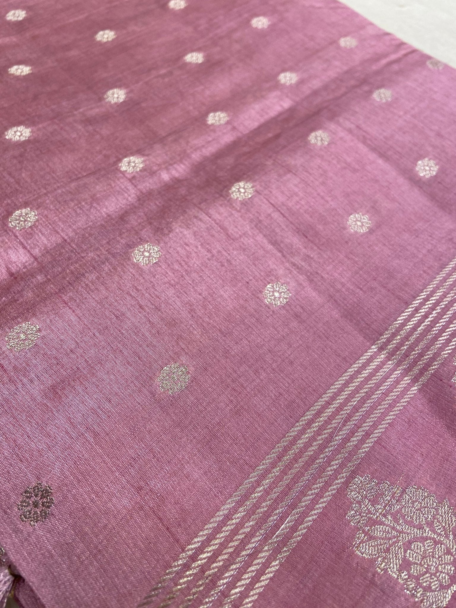 Butter Crepe Silk Saree - Kanjeevaram Silk Mandir