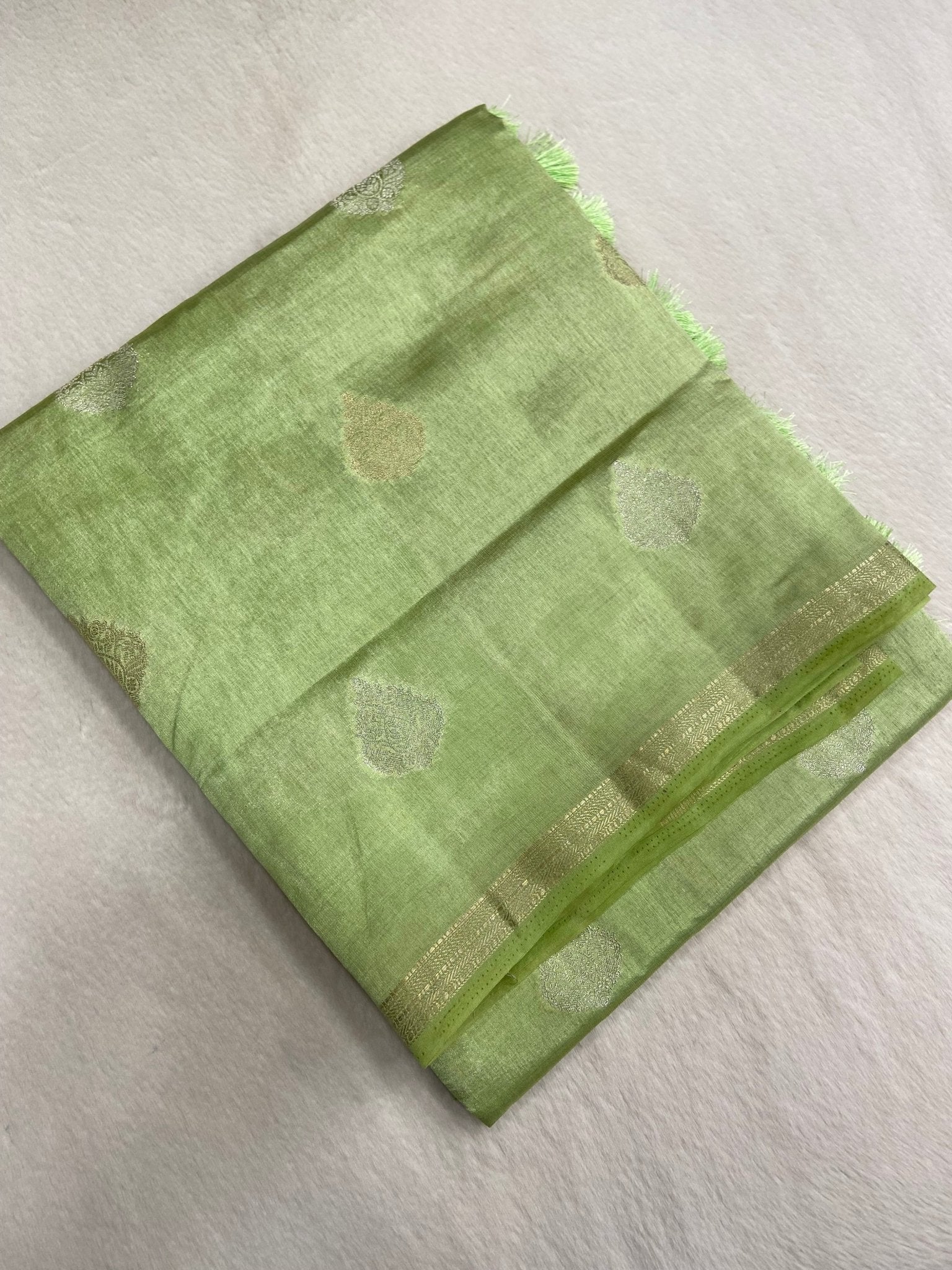 Butter Crepe Silk Saree - Kanjeevaram Silk Mandir