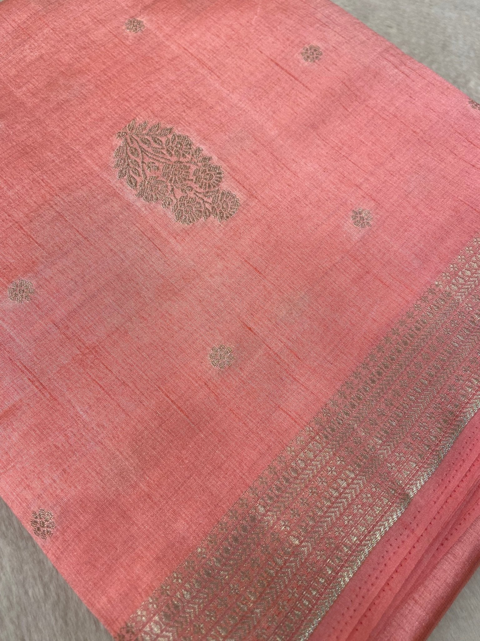 Butter Crepe Silk Saree - Kanjeevaram Silk Mandir