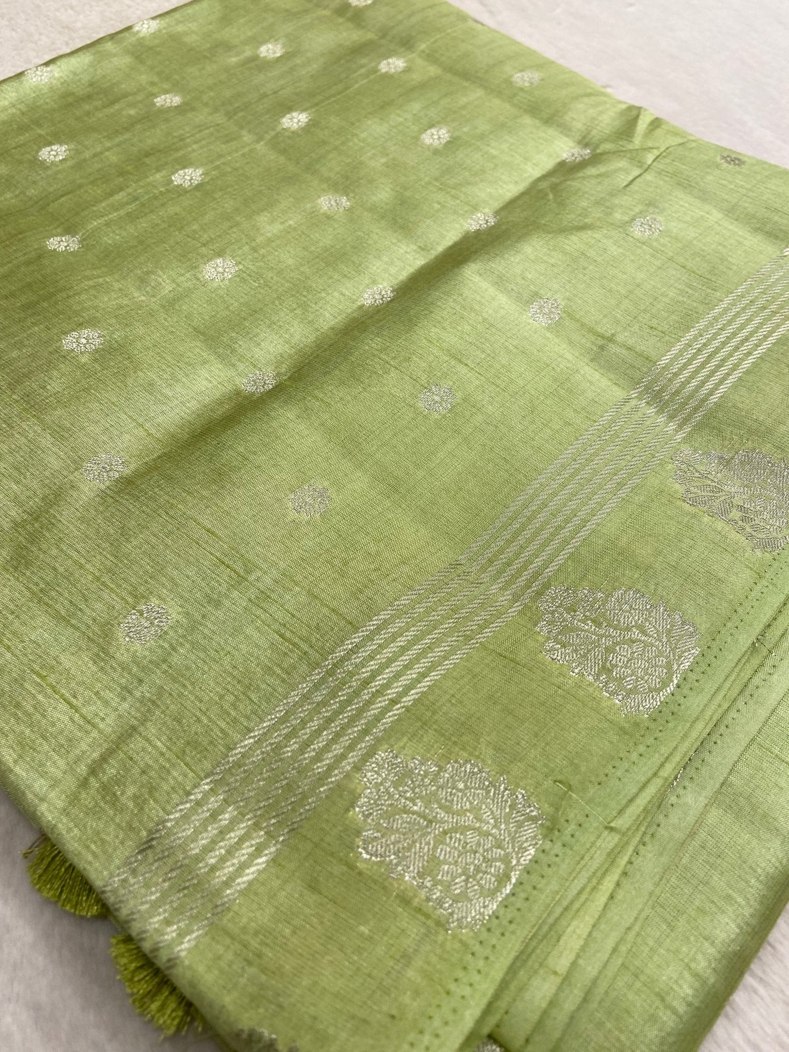 Butter Crepe Silk Saree - Kanjeevaram Silk Mandir