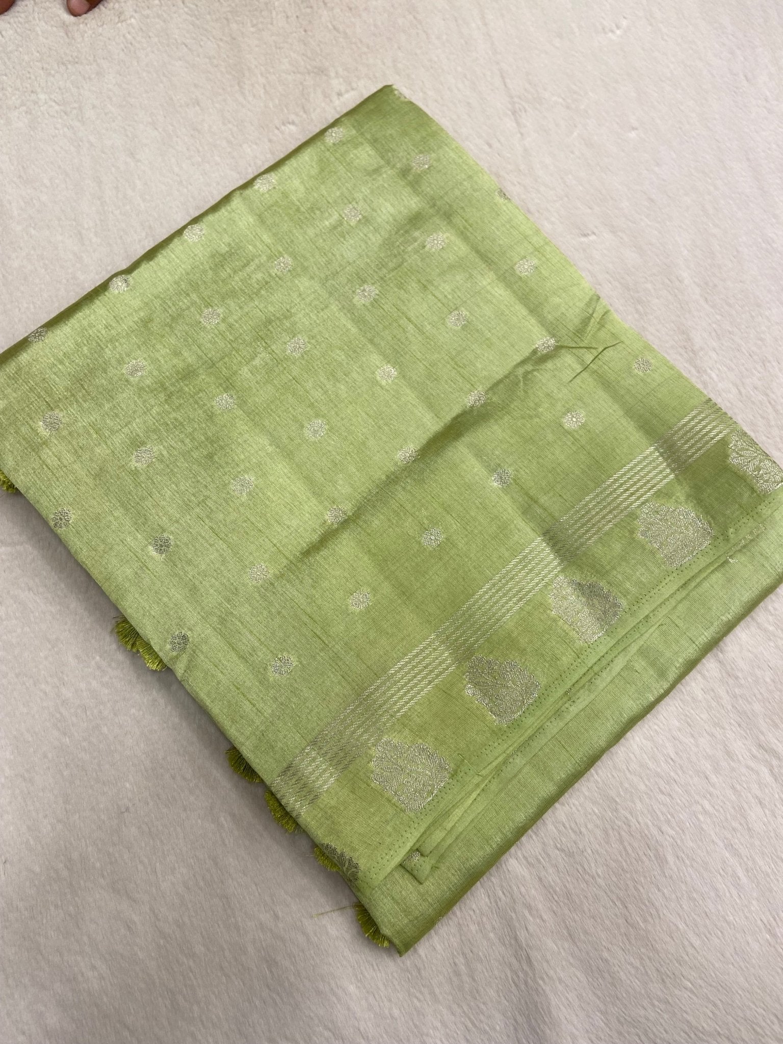 Butter Crepe Silk Saree - Kanjeevaram Silk Mandir