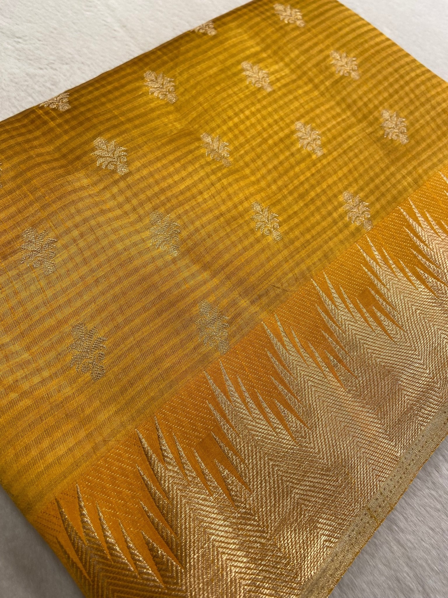 Butter Crepe Silk Saree - Kanjeevaram Silk Mandir