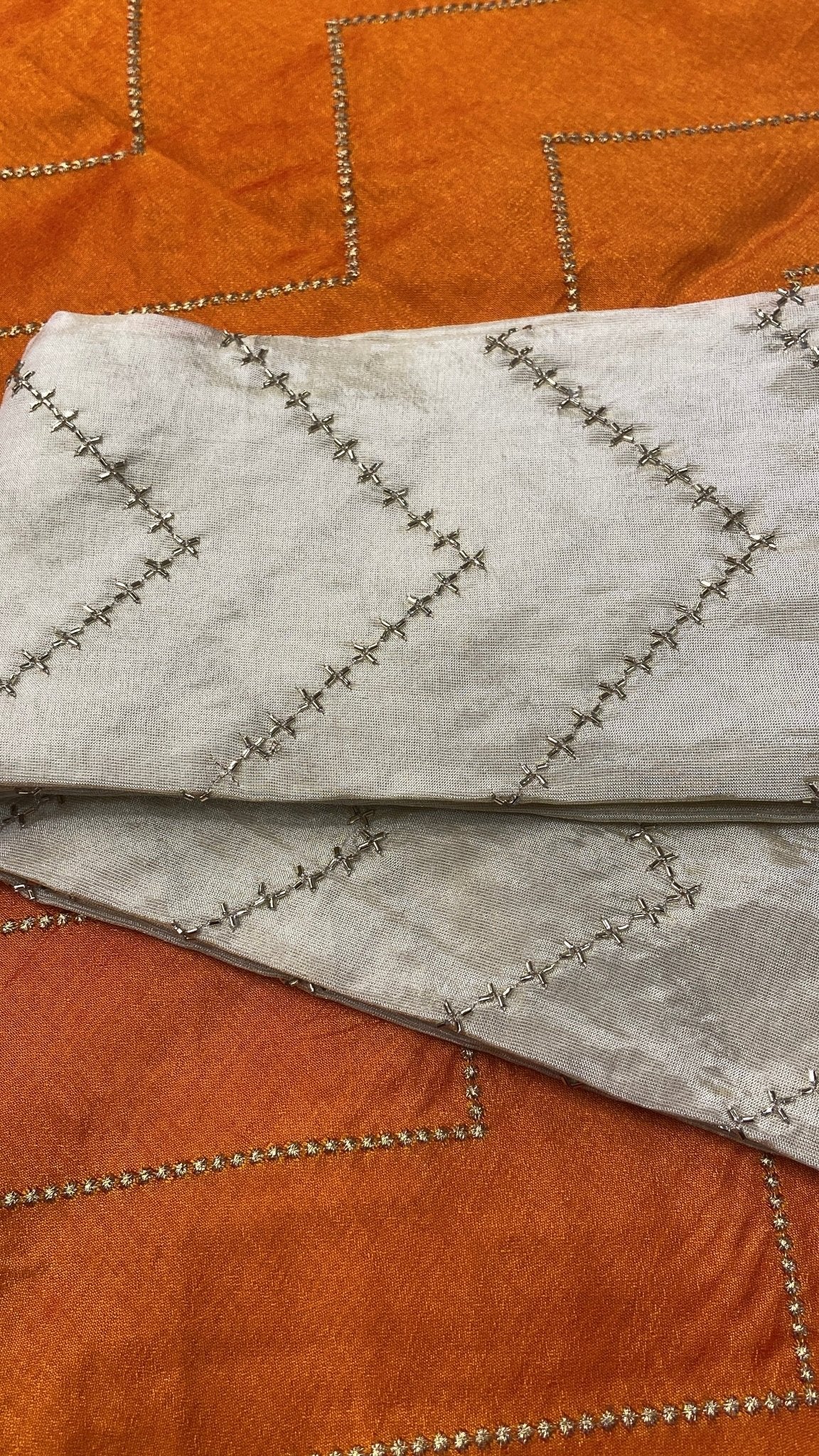 Butter Crepe Silk Saree - Kanjeevaram Silk Mandir