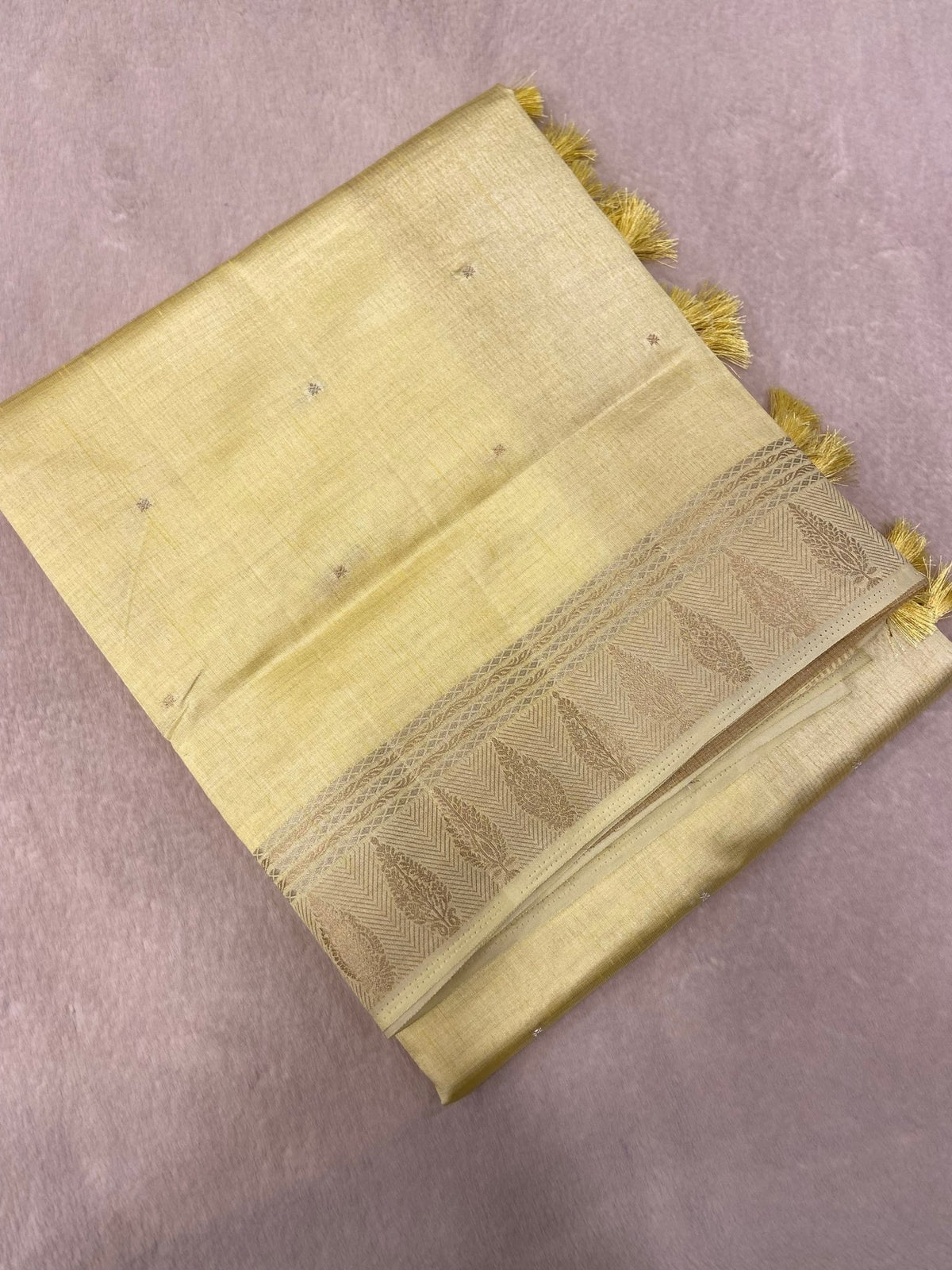 Butter Crepe Silk Saree - Kanjeevaram Silk Mandir
