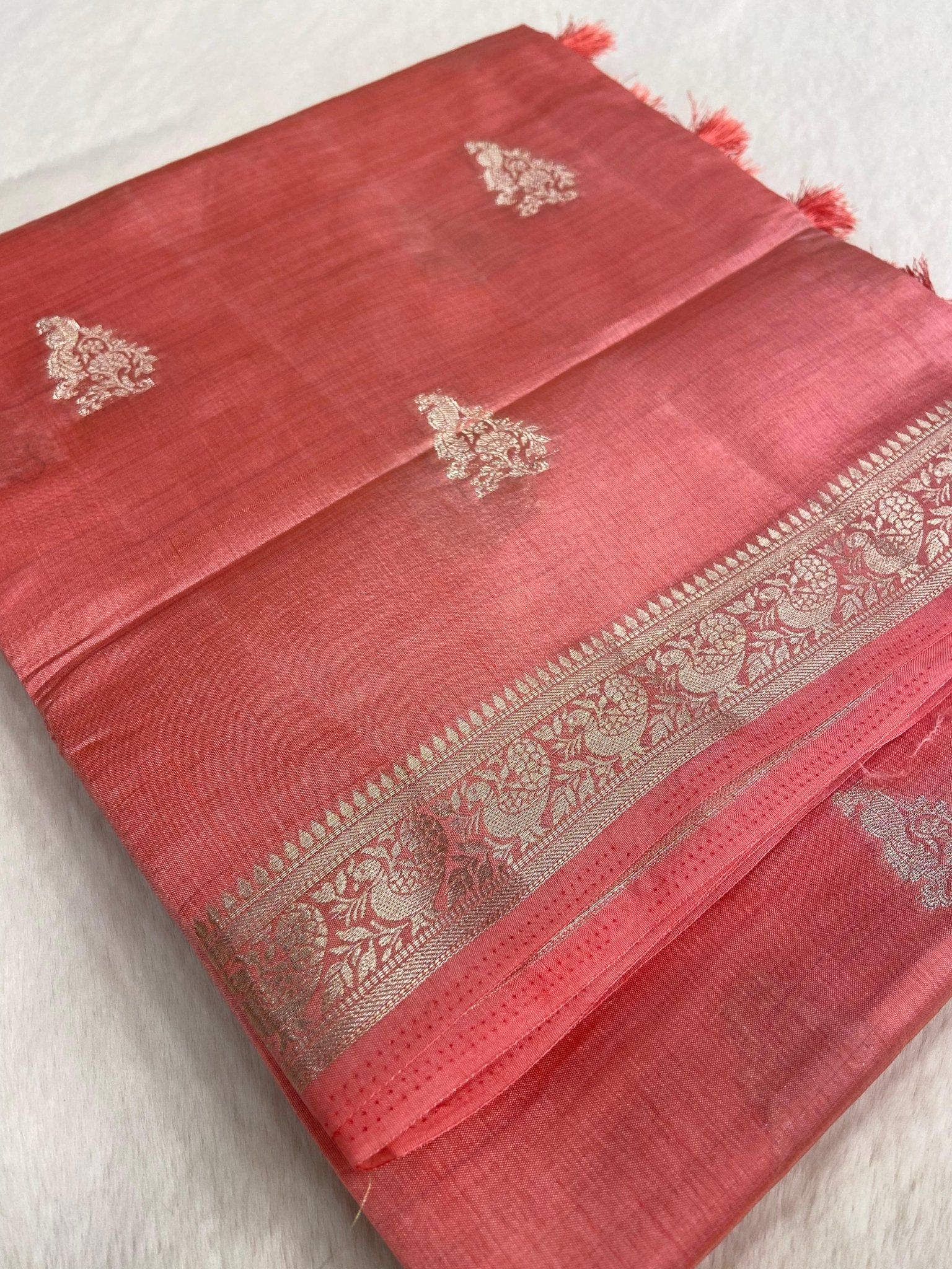 Butter crepe silk saree - Kanjeevaram Silk Mandir