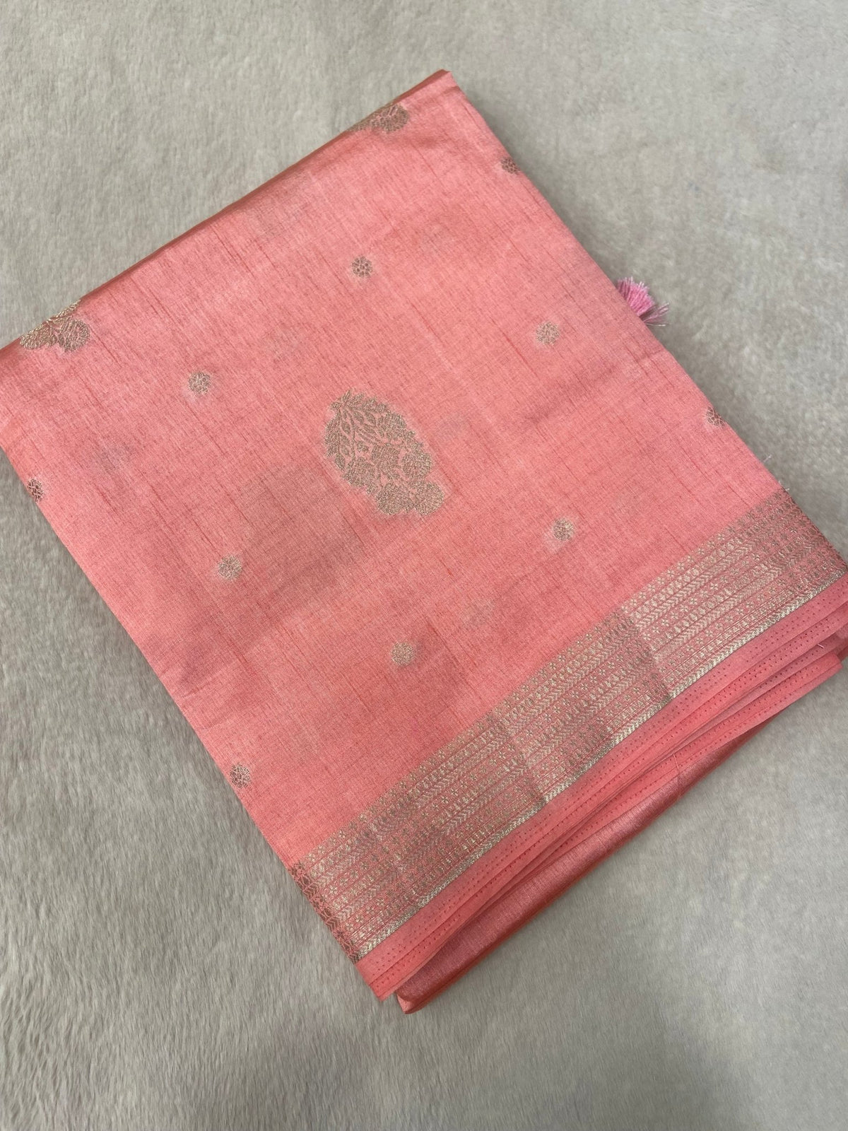Butter Crepe Silk Saree - Kanjeevaram Silk Mandir