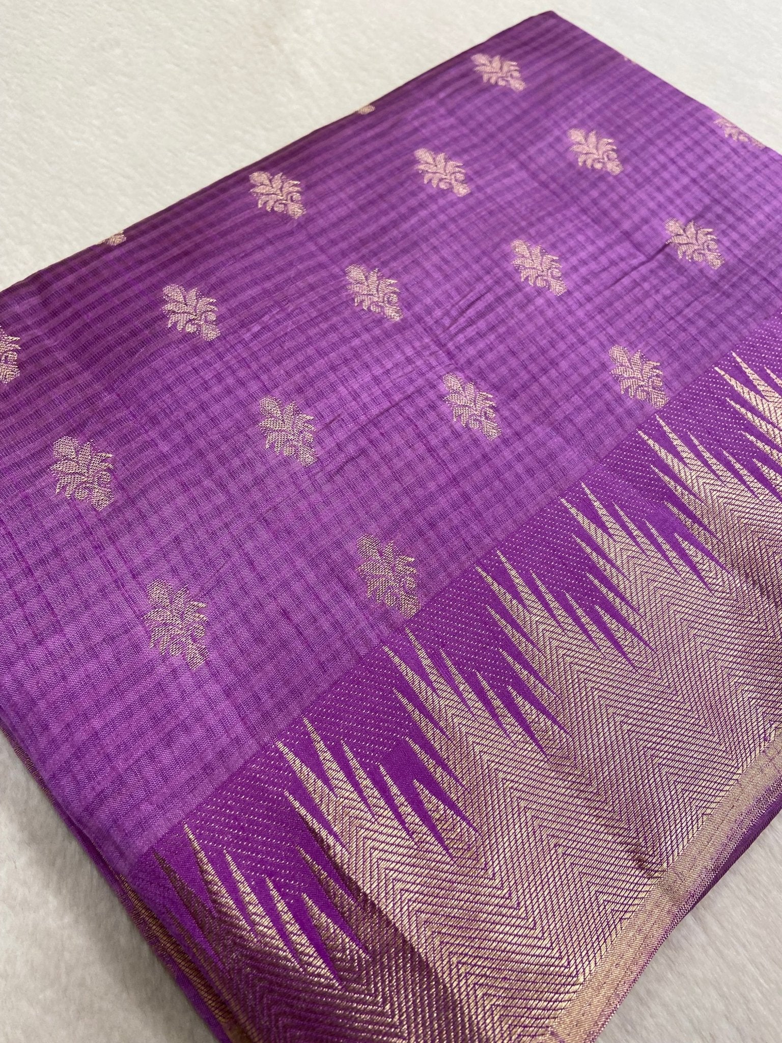 Butter Crepe Silk Saree - Kanjeevaram Silk Mandir