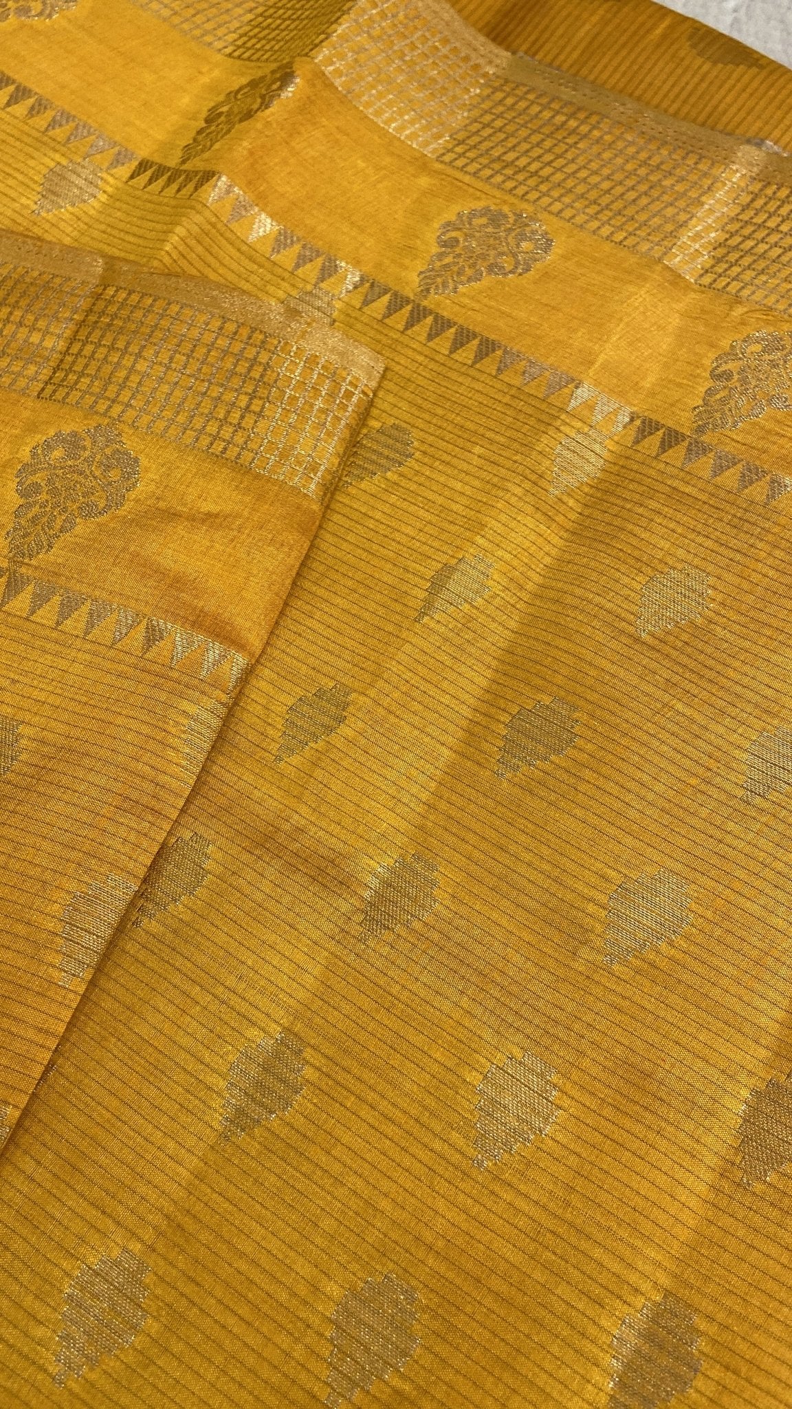 Butter Crepe Silk Saree - Kanjeevaram Silk Mandir