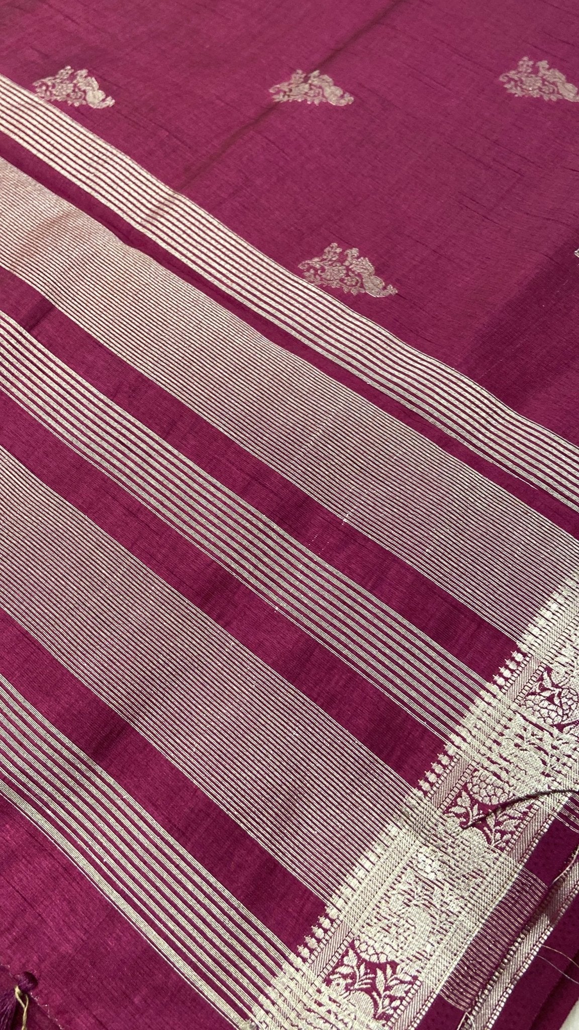Butter Crepe Silk Saree - Kanjeevaram Silk Mandir