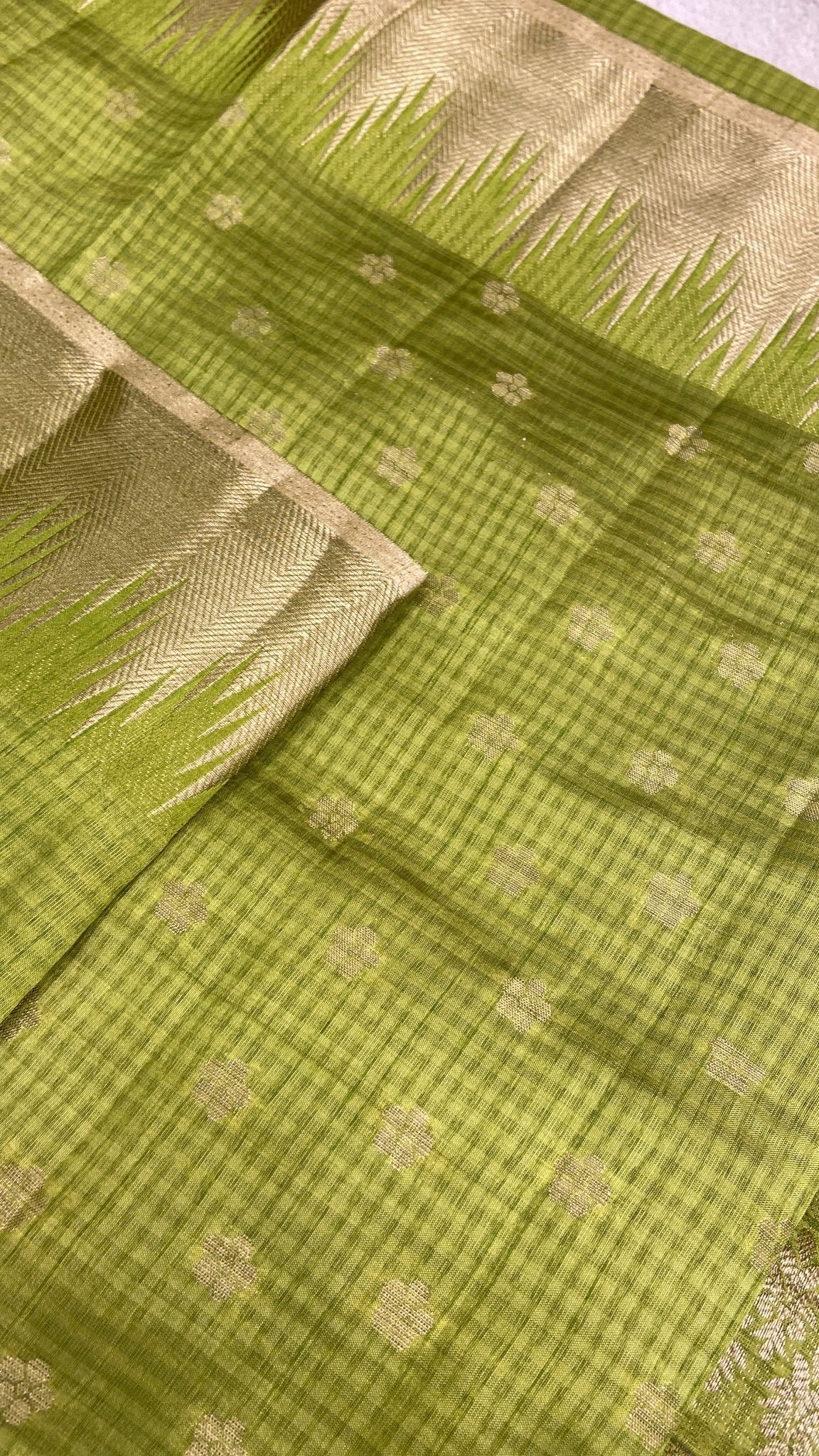 Butter Crepe Silk Saree - Kanjeevaram Silk Mandir