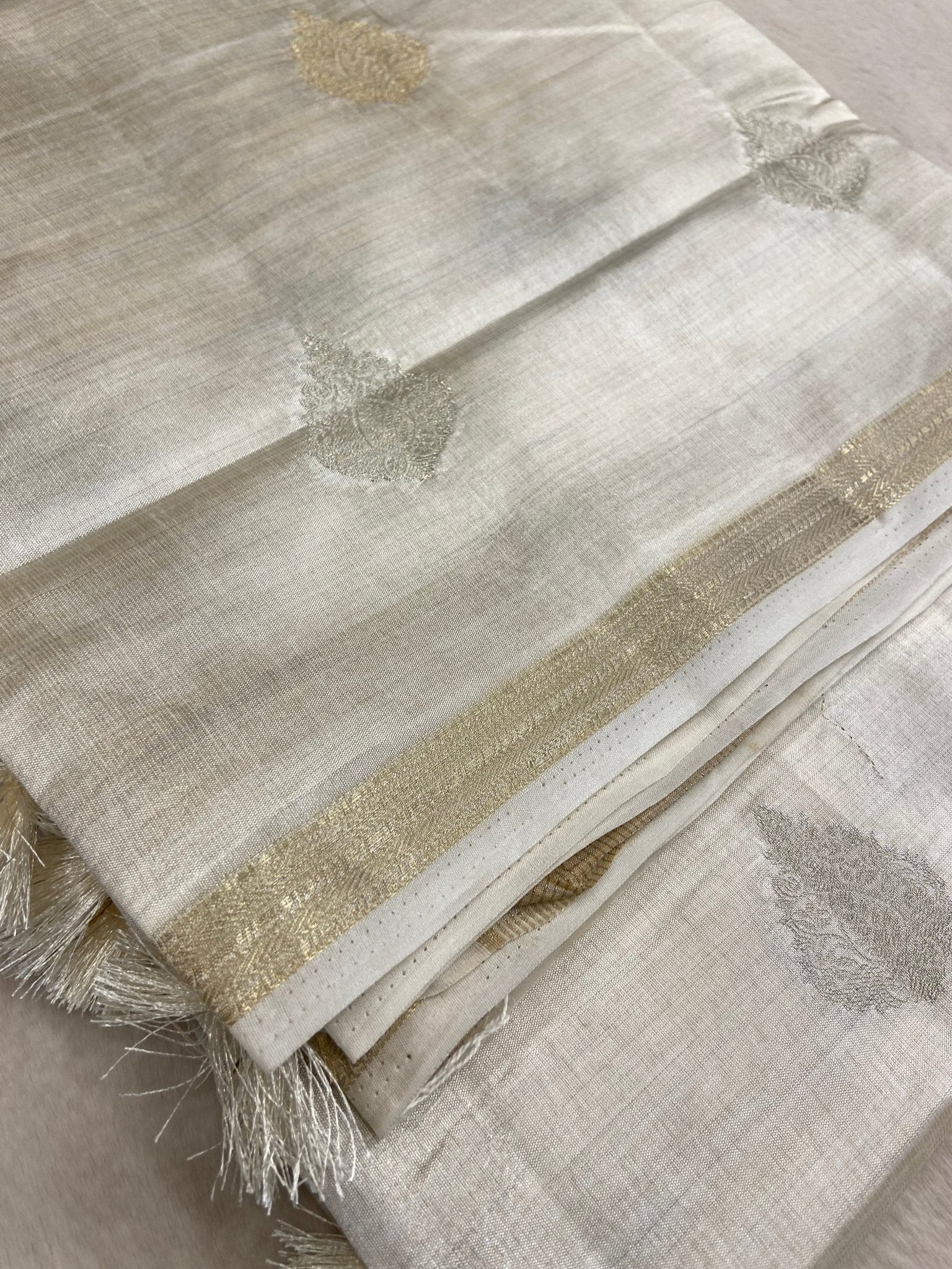 Butter Crepe Silk Saree - Kanjeevaram Silk Mandir