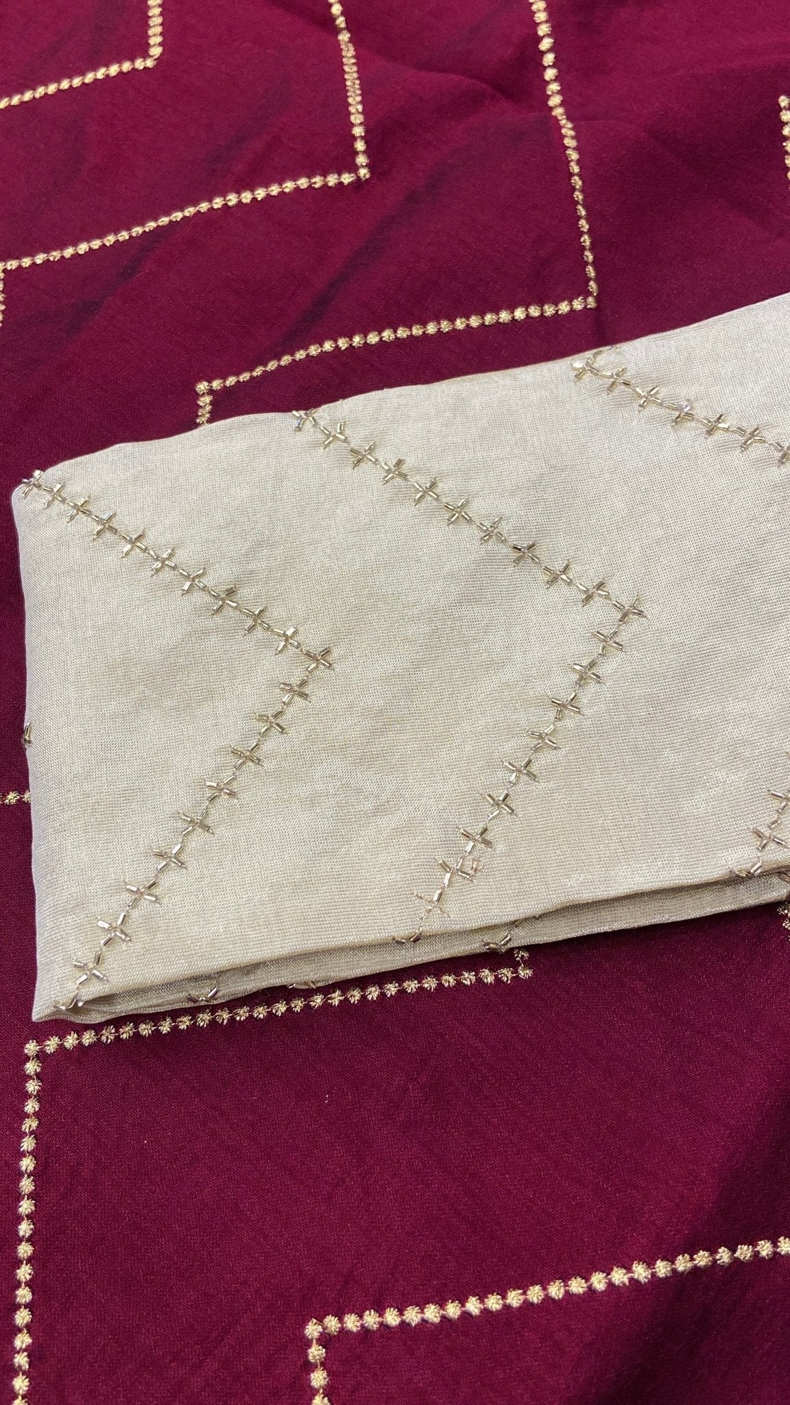 Butter Crepe Silk Saree🥀 - Kanjeevaram Silk Mandir