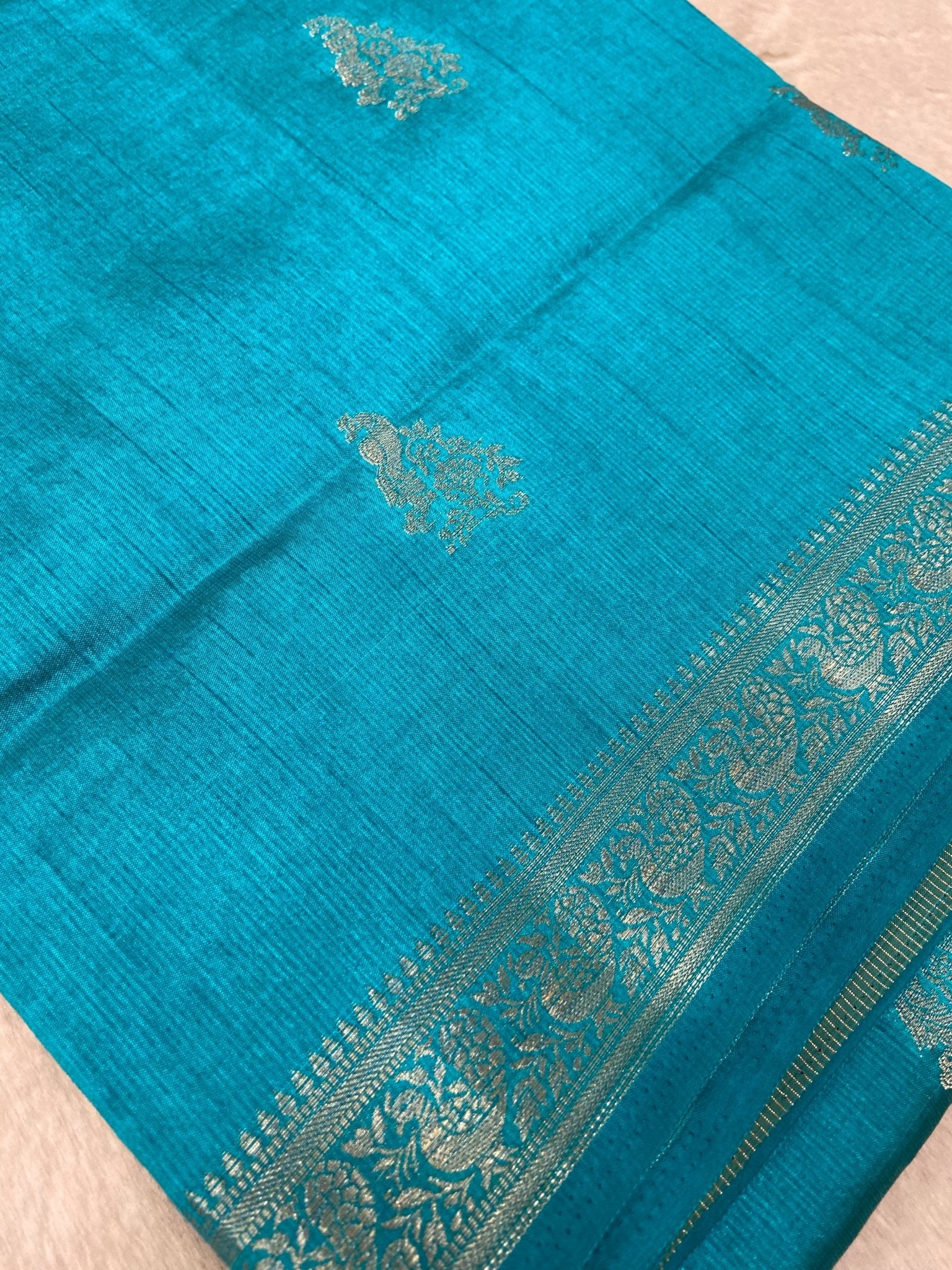 Butter Crepe Silk Saree - Kanjeevaram Silk Mandir