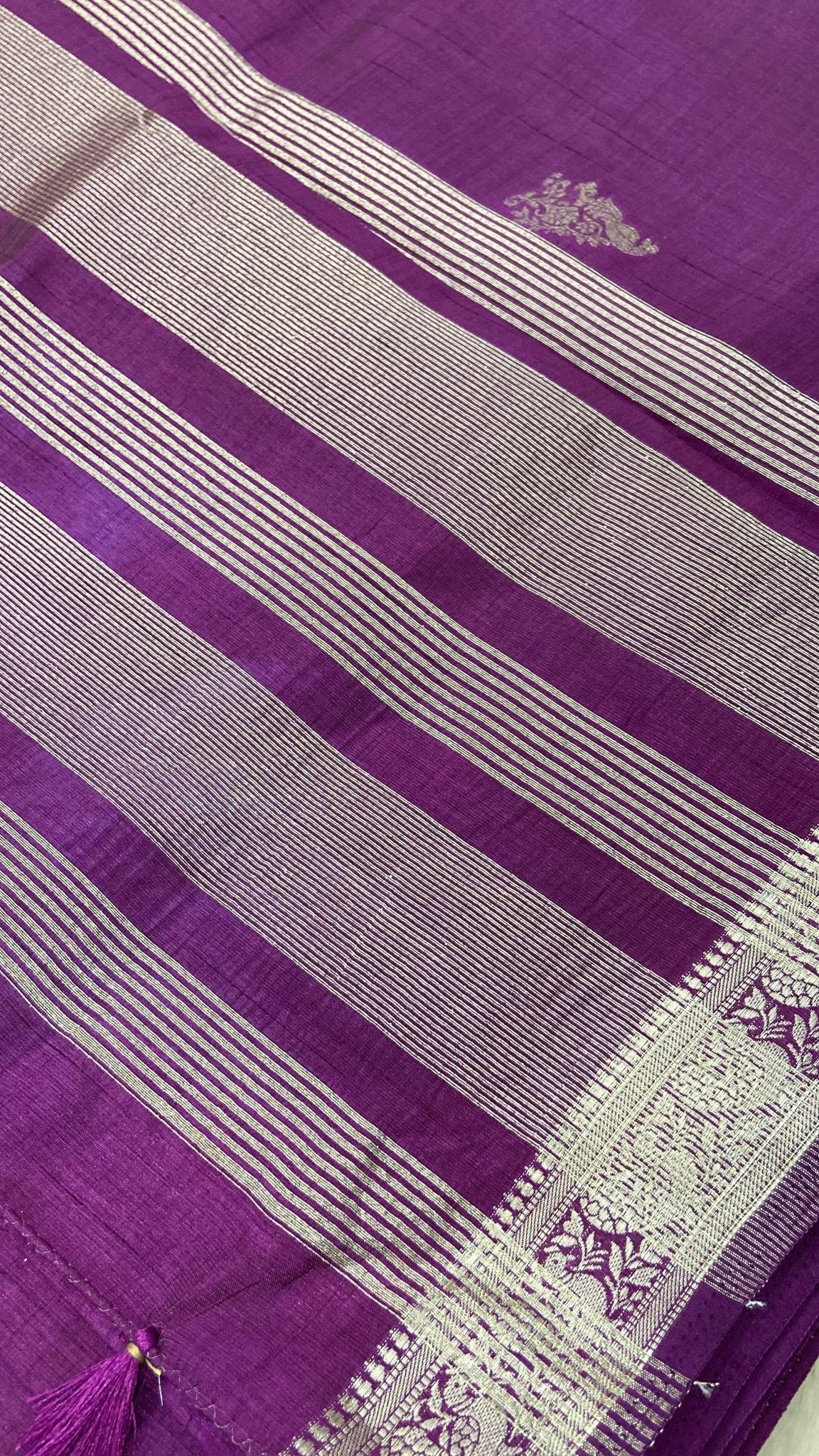 Butter Crepe Silk Saree - Kanjeevaram Silk Mandir