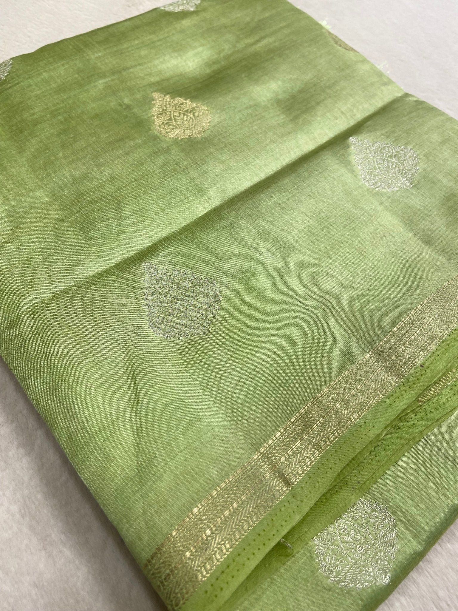 Butter Crepe Silk Saree - Kanjeevaram Silk Mandir