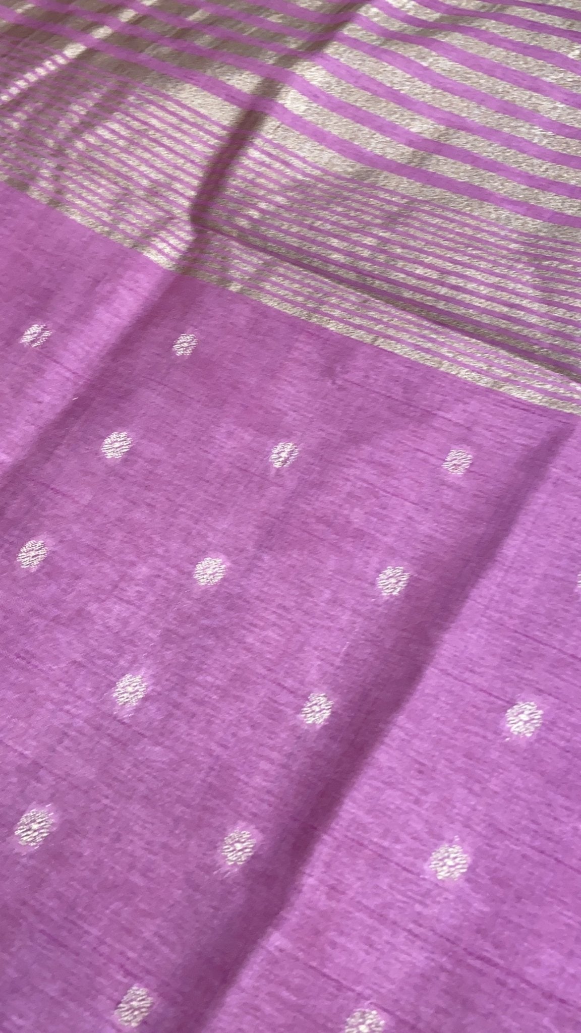 Butter Crepe Silk Saree - Kanjeevaram Silk Mandir