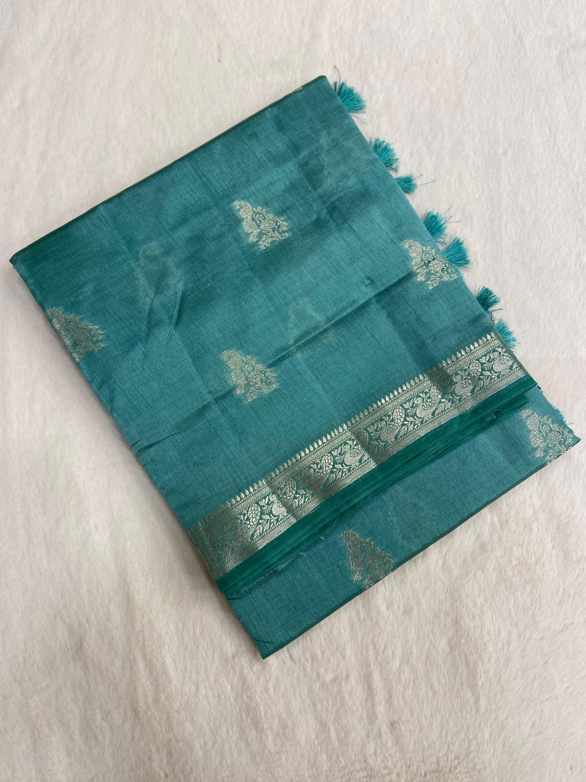 Butter crepe silk saree - Kanjeevaram Silk Mandir