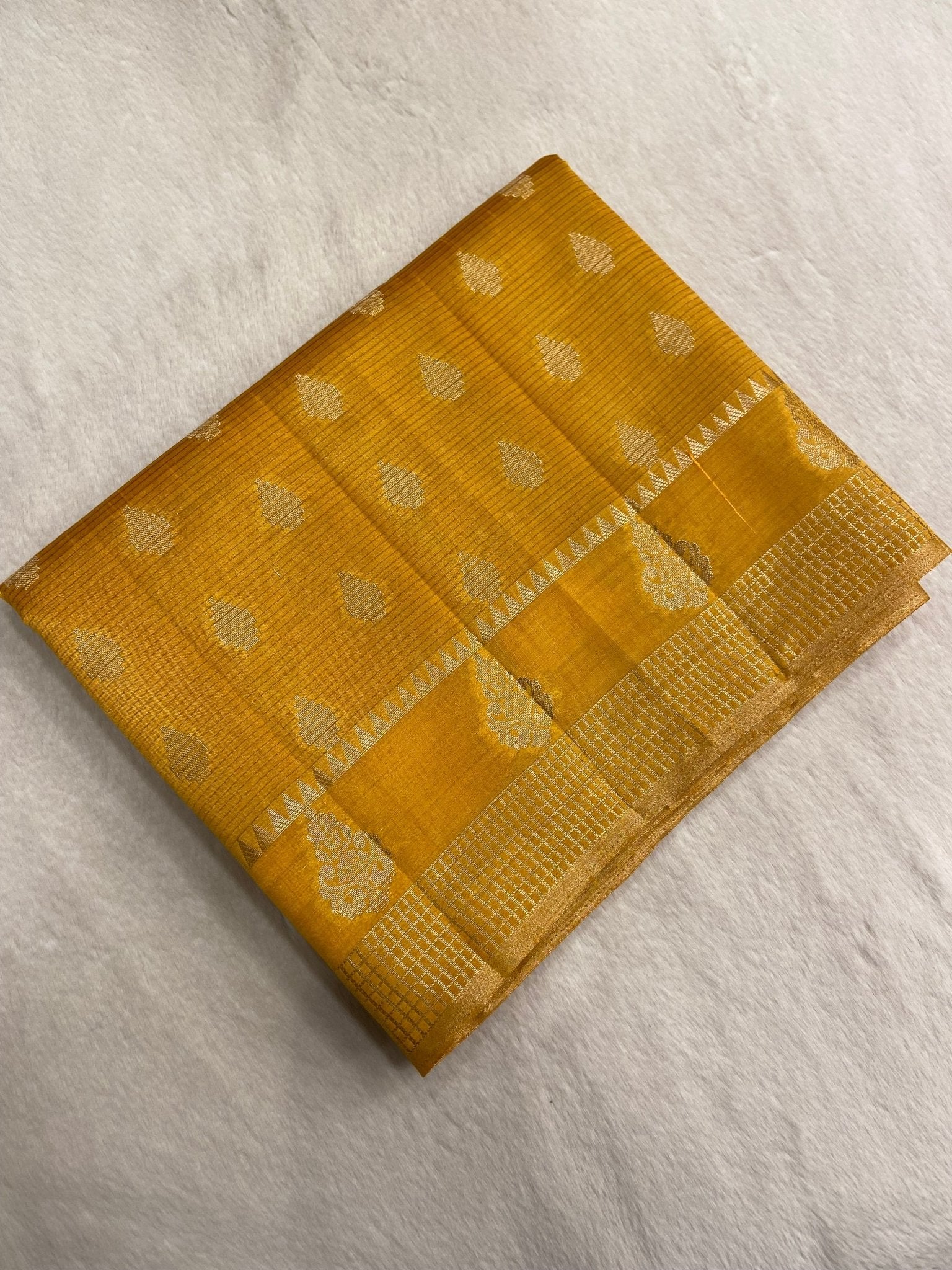 Butter Crepe Silk Saree - Kanjeevaram Silk Mandir