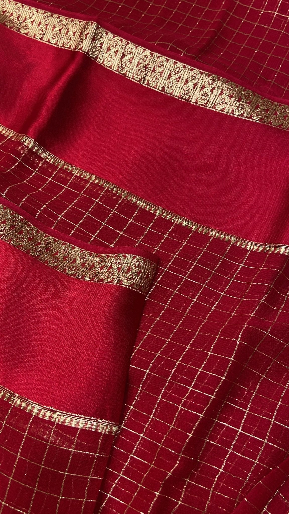 Chiffon Saree With Satin Border💗 - Kanjeevaram Silk Mandir