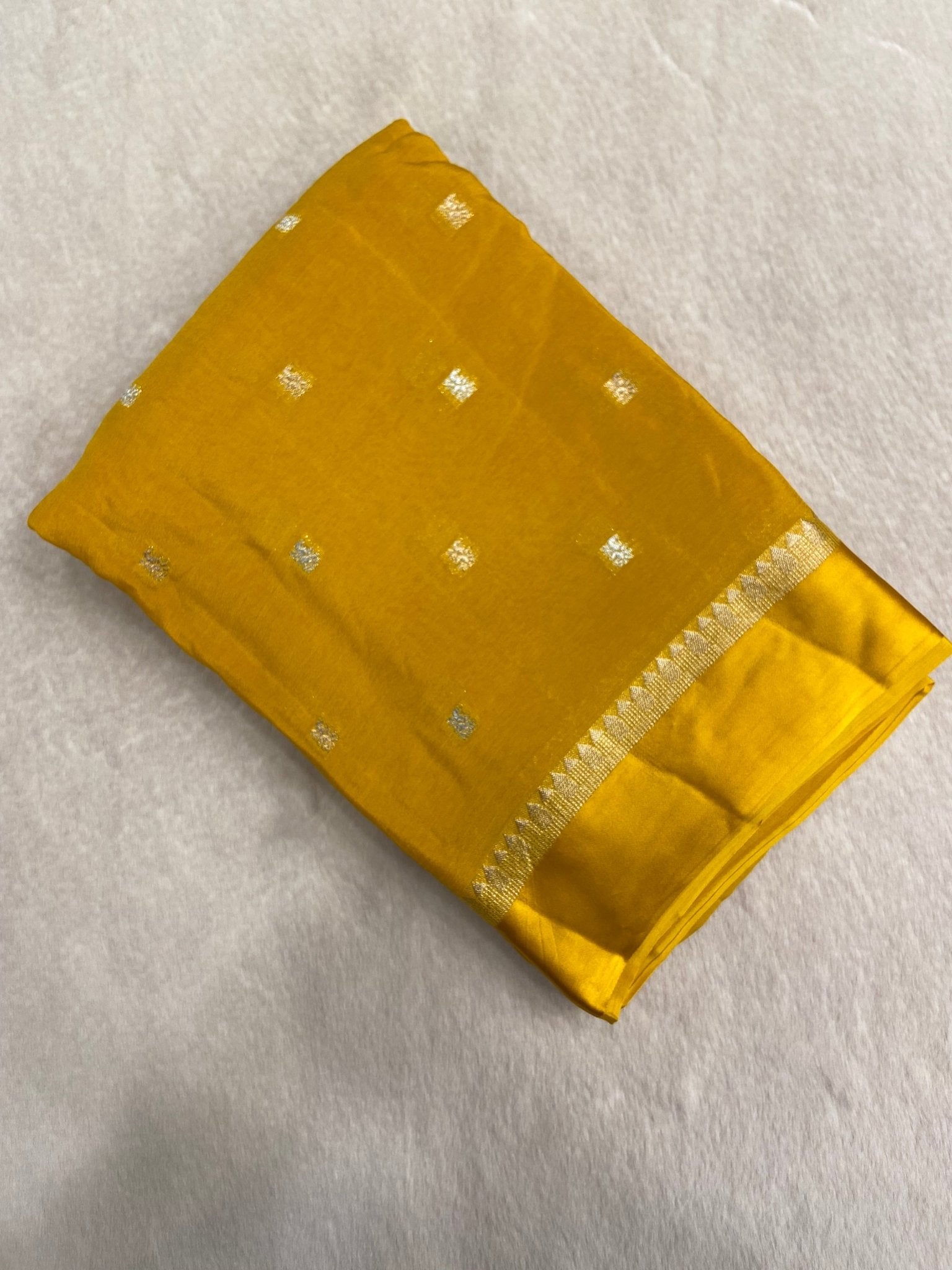 Crepe Chiffon saree - Kanjeevaram Silk Mandir