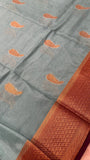 Crepe Viscose Silk Saree - Kanjeevaram Silk Mandir