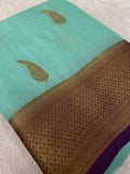 Crepe Viscose Silk Saree - Kanjeevaram Silk Mandir