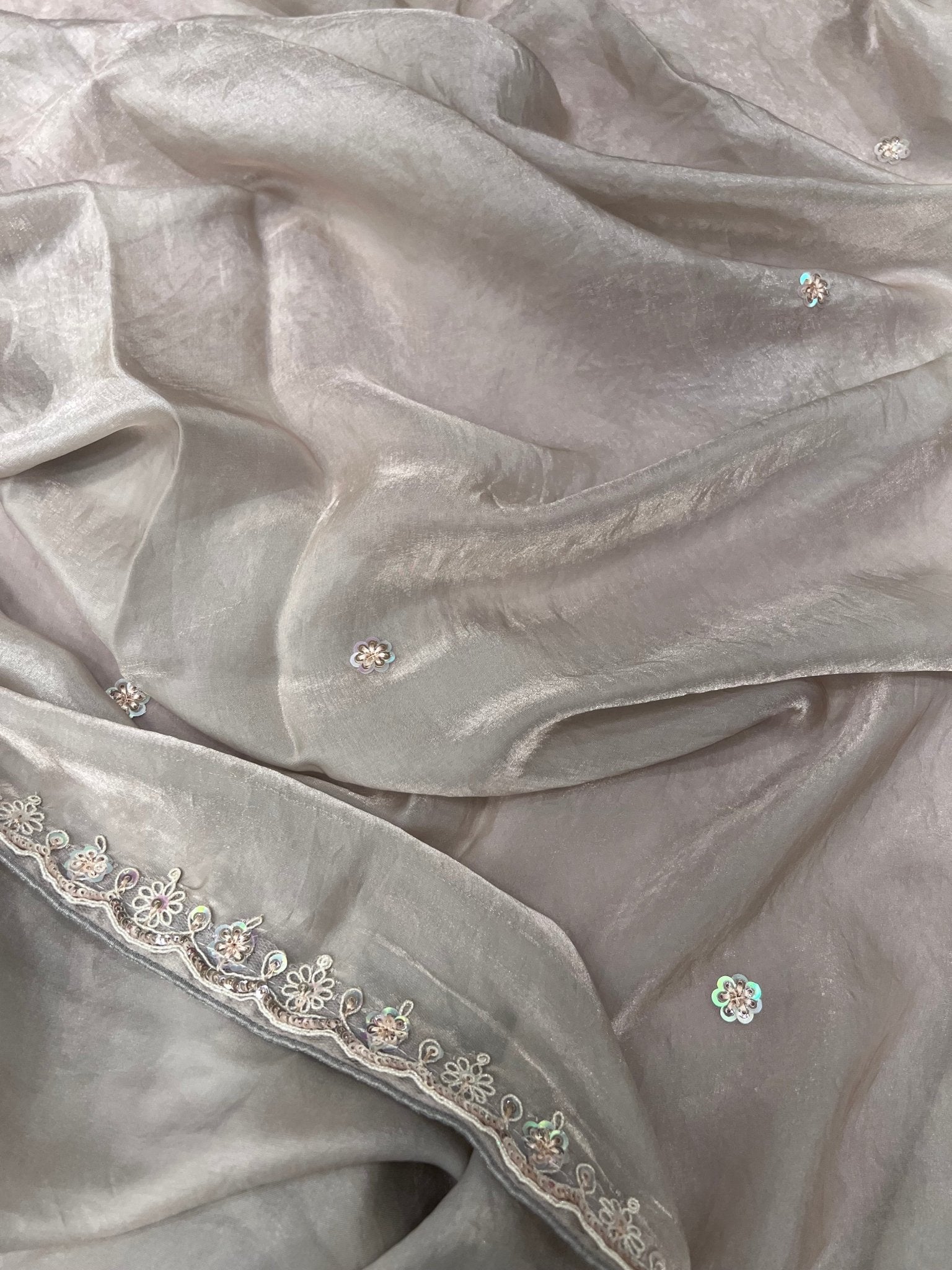 Designer Fancy Saree With Work - Kanjeevaram Silk Mandir