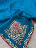 Designer Fancy Saree With Work - Kanjeevaram Silk Mandir