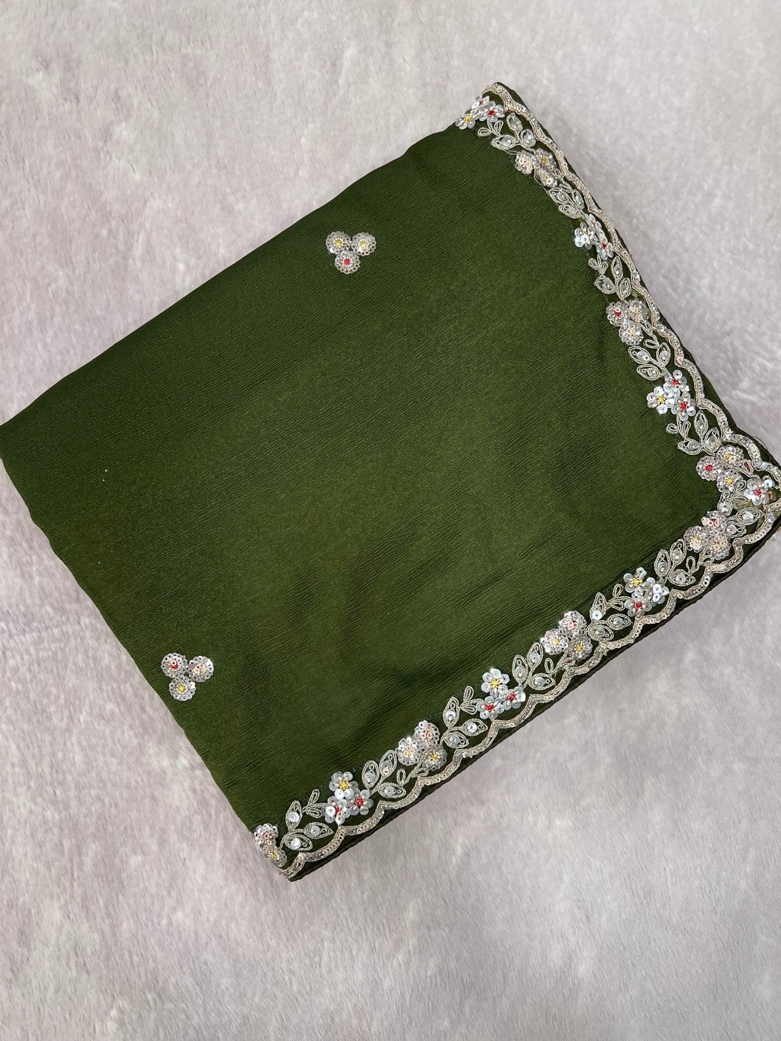 Designer Fancy Saree With Work - Kanjeevaram Silk Mandir